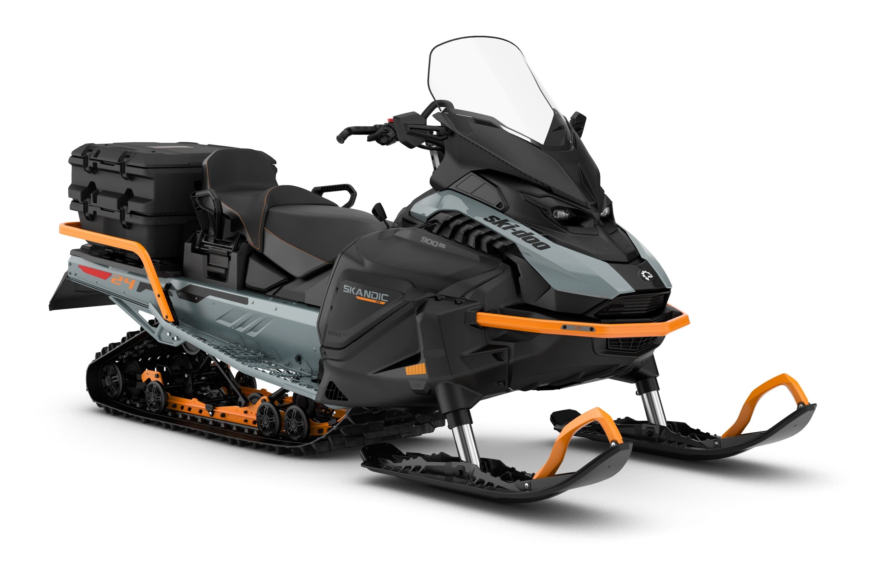 Ski-Doo Skandic SE с кофром и высоким ветровым стеклом
