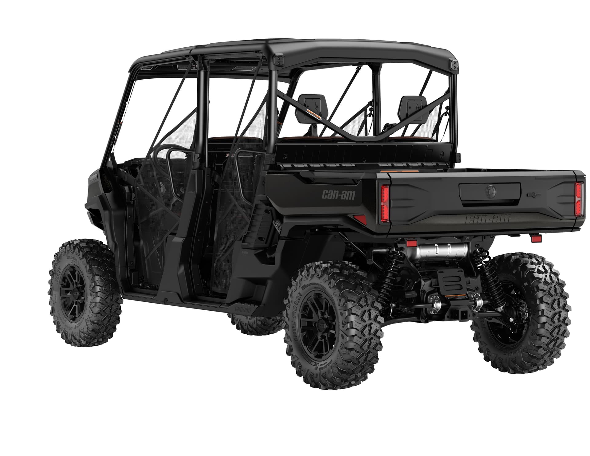 Can-Am Defender MAX Lone Star HD11 — Stealth Black, вид сзади
