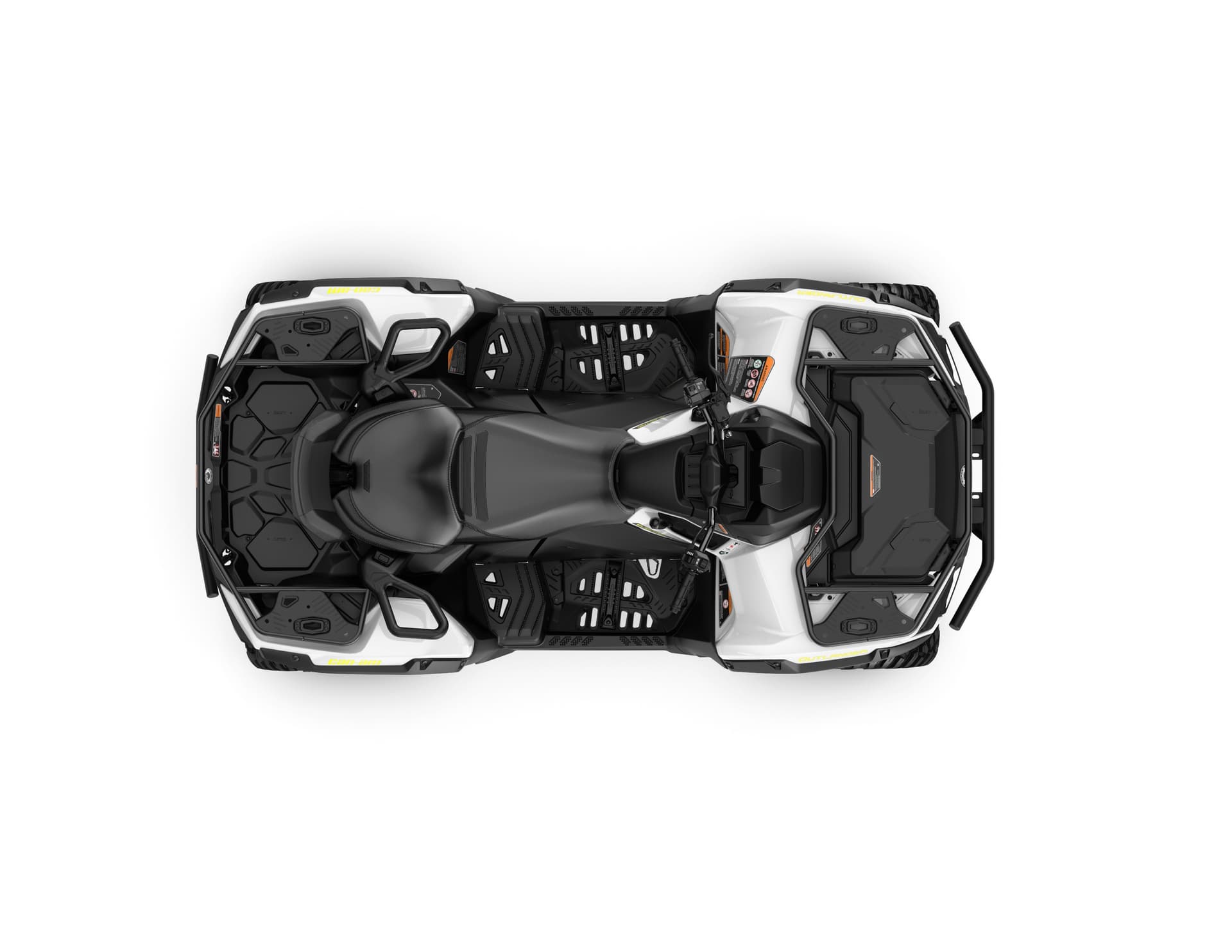 Can-Am Outlander MAX Electric — White, вид сверху