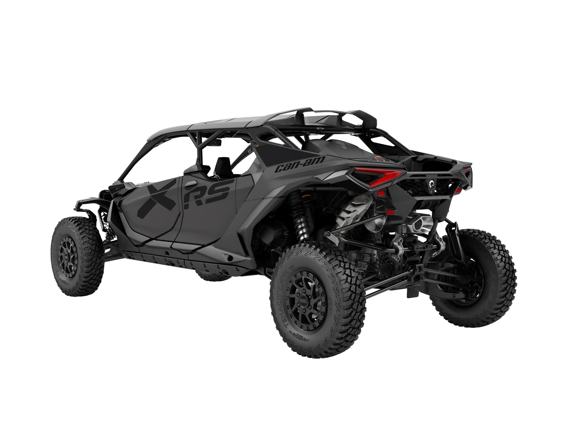 Can-Am Maverick R MAX X RS — Triple Black, вид сзади