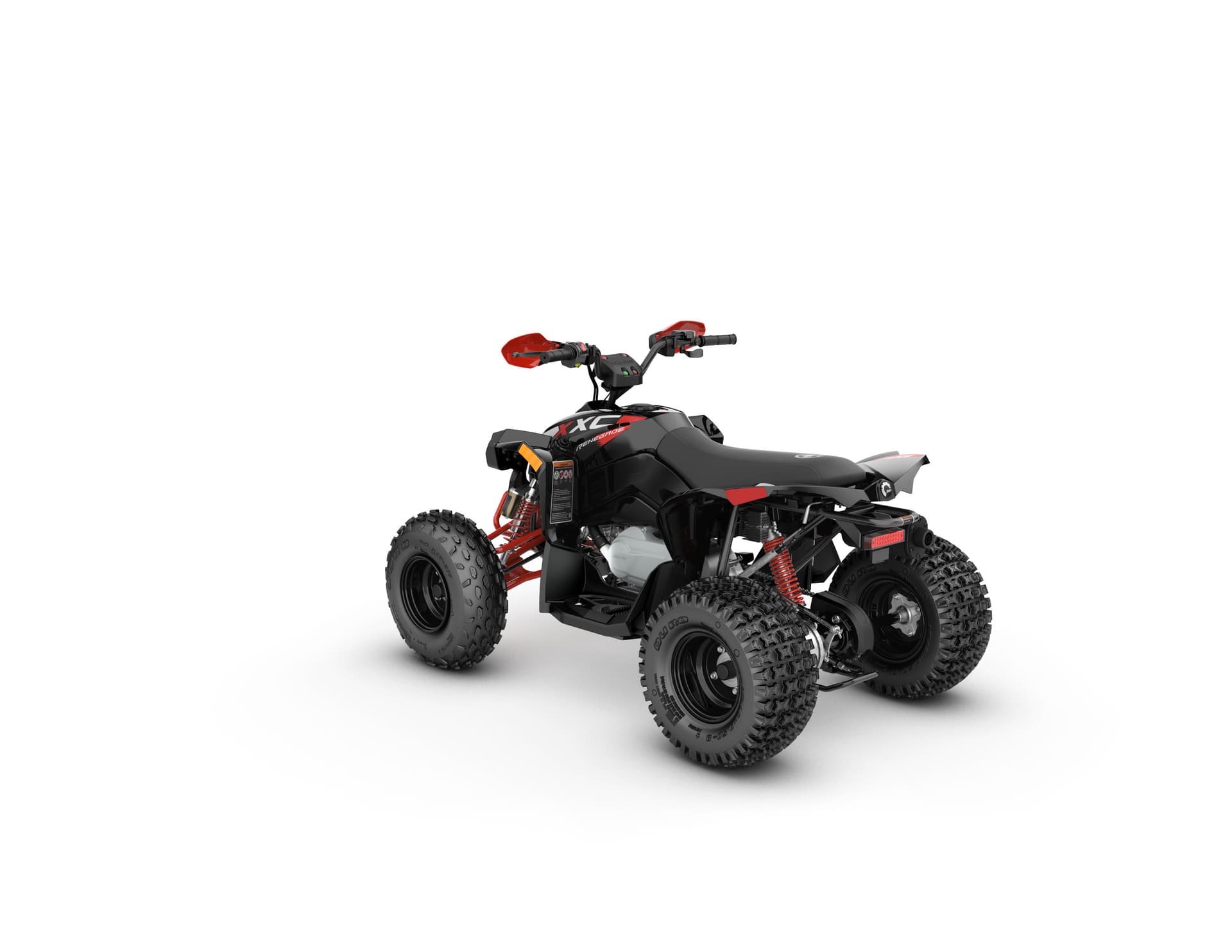 Can-Am Renegade X XC 110 EFI — Black Legion & Red, вид сзади