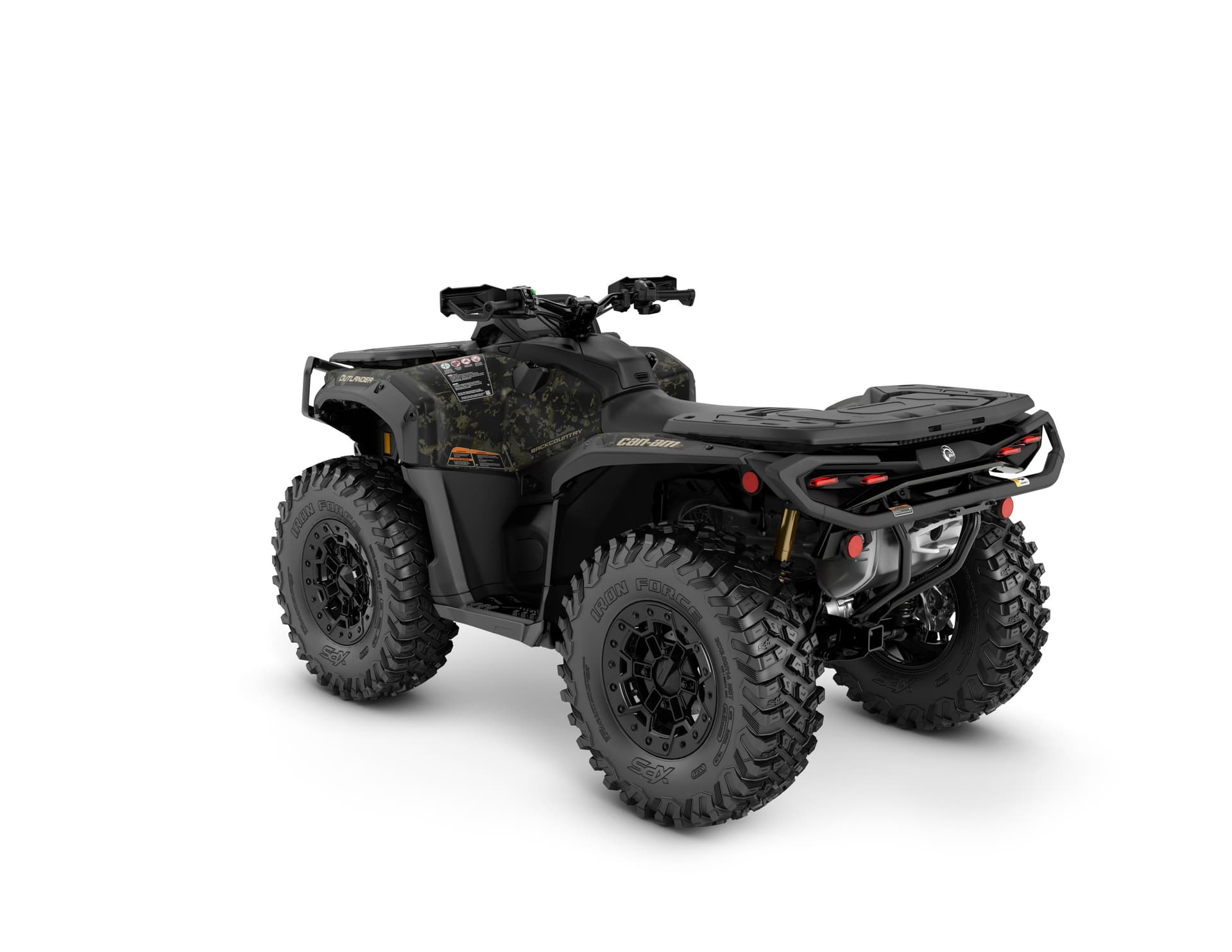 Can-Am Outlander Backcountry 1000R — Multicam Dark Camo, вид сзади