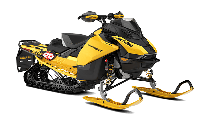 Ski-Doo Backcountry X-RS — Circuit Yellow Metallic, вид 4