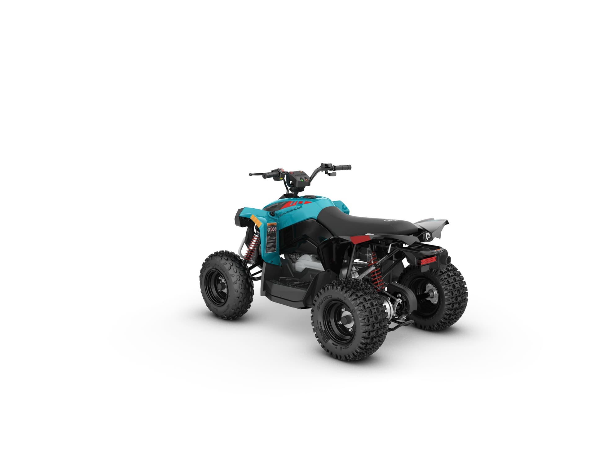 Can-Am Renegade 70 EFI — Iceberg Blue & Black, вид сзади