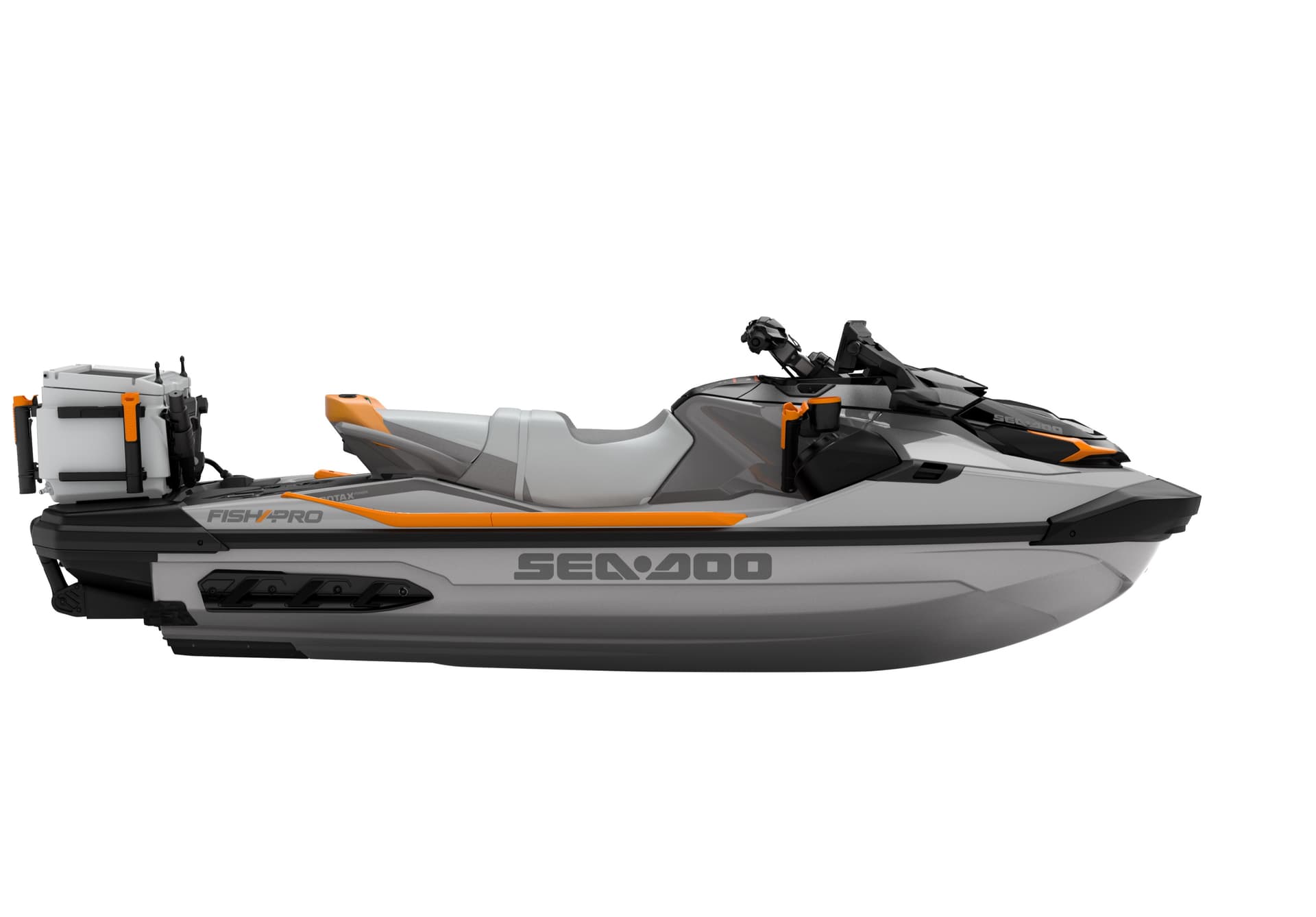 Sea-Doo FishPro Trophy 170 — Shark Grey and Orange Crush, вид сбоку