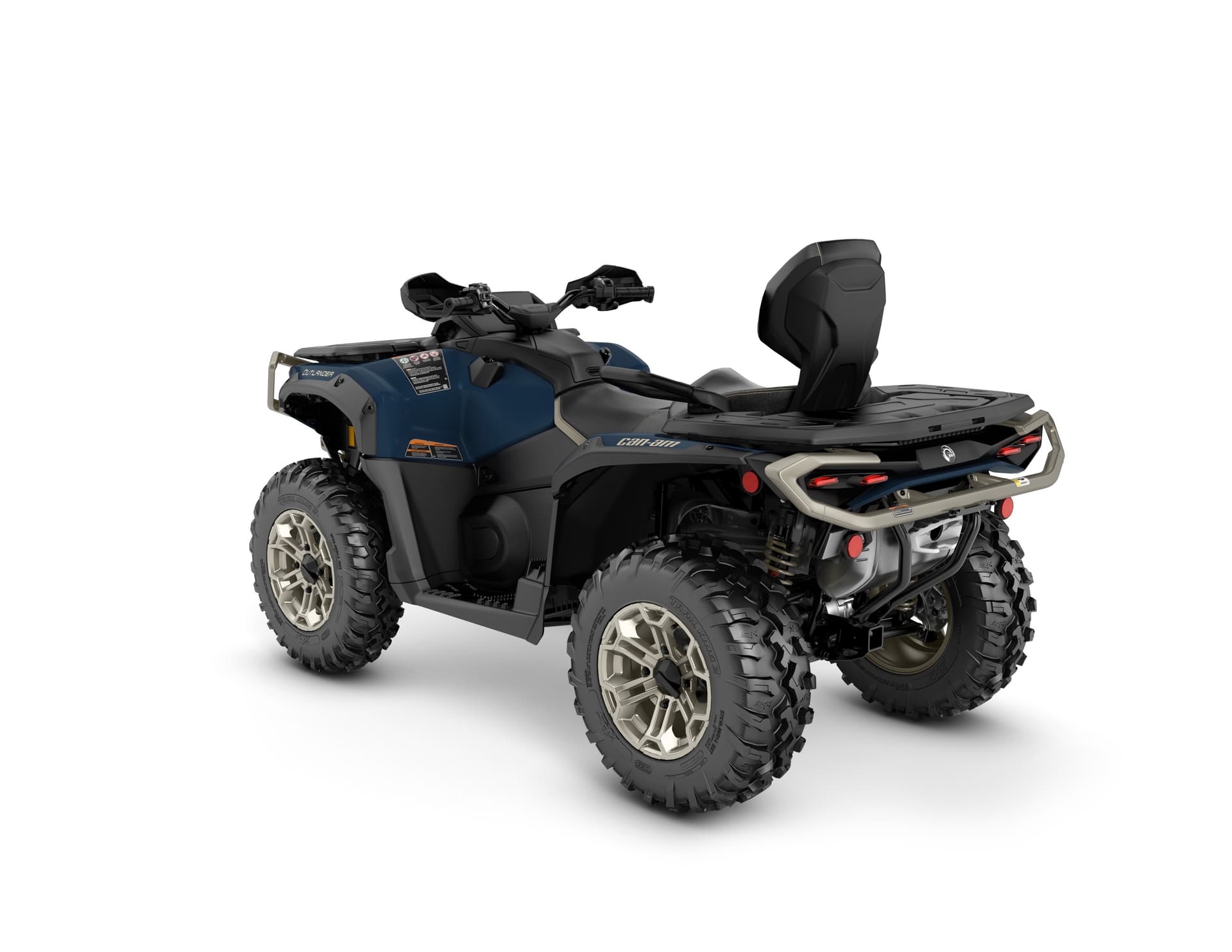 Can-Am Outlander MAX Limited 1000R — Dusty Navy, вид сзади