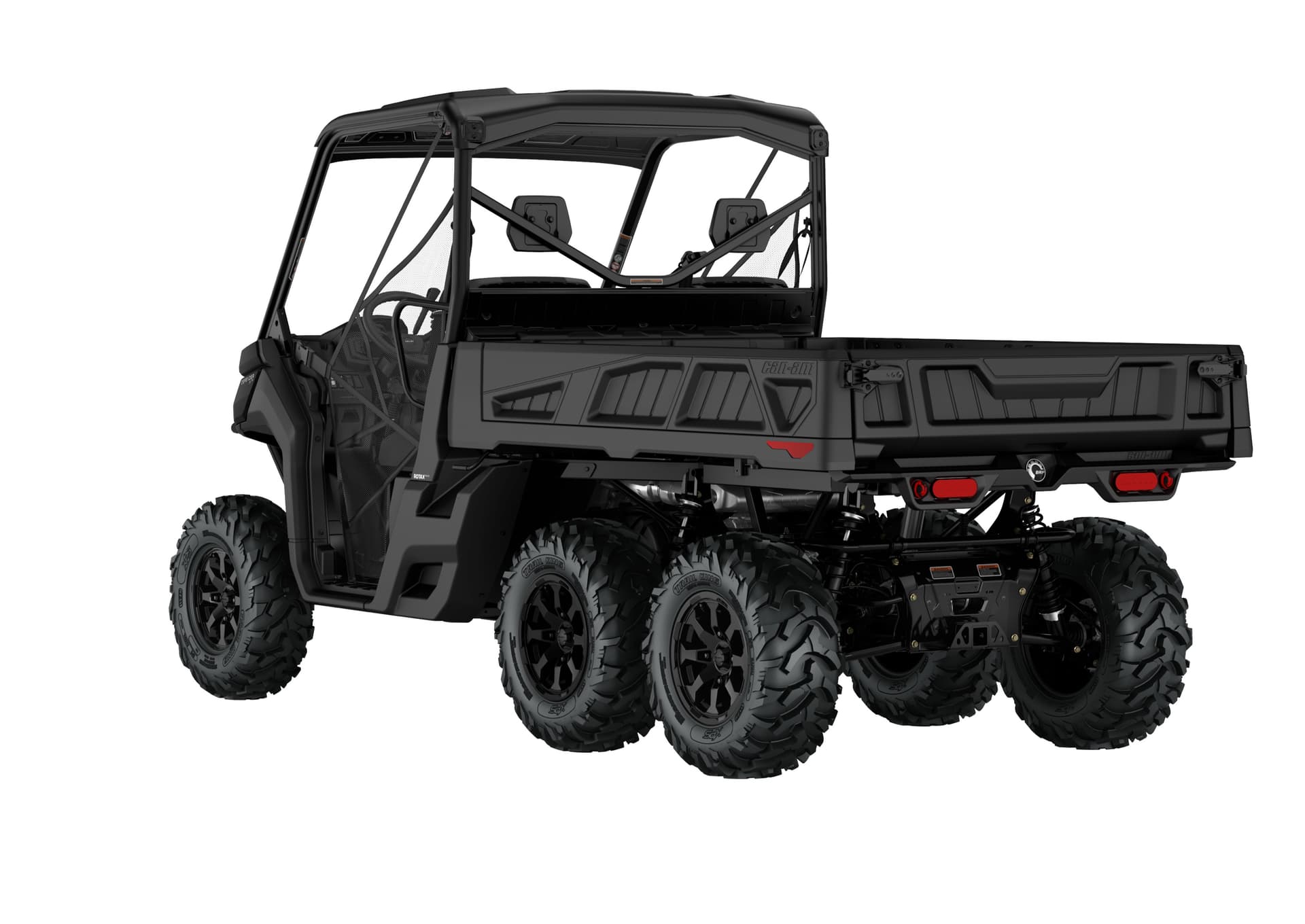 Can-Am Defender 6x6 XT HD10 — Stealth Black, вид сзади
