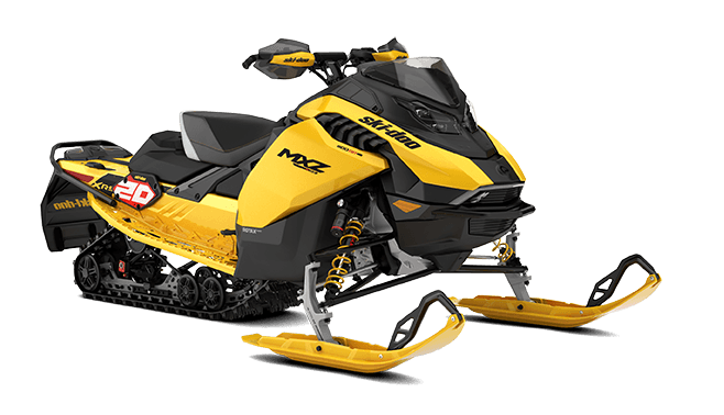 Ski-Doo MXZ X-RS — Circuit Yellow Metallic, вид 3