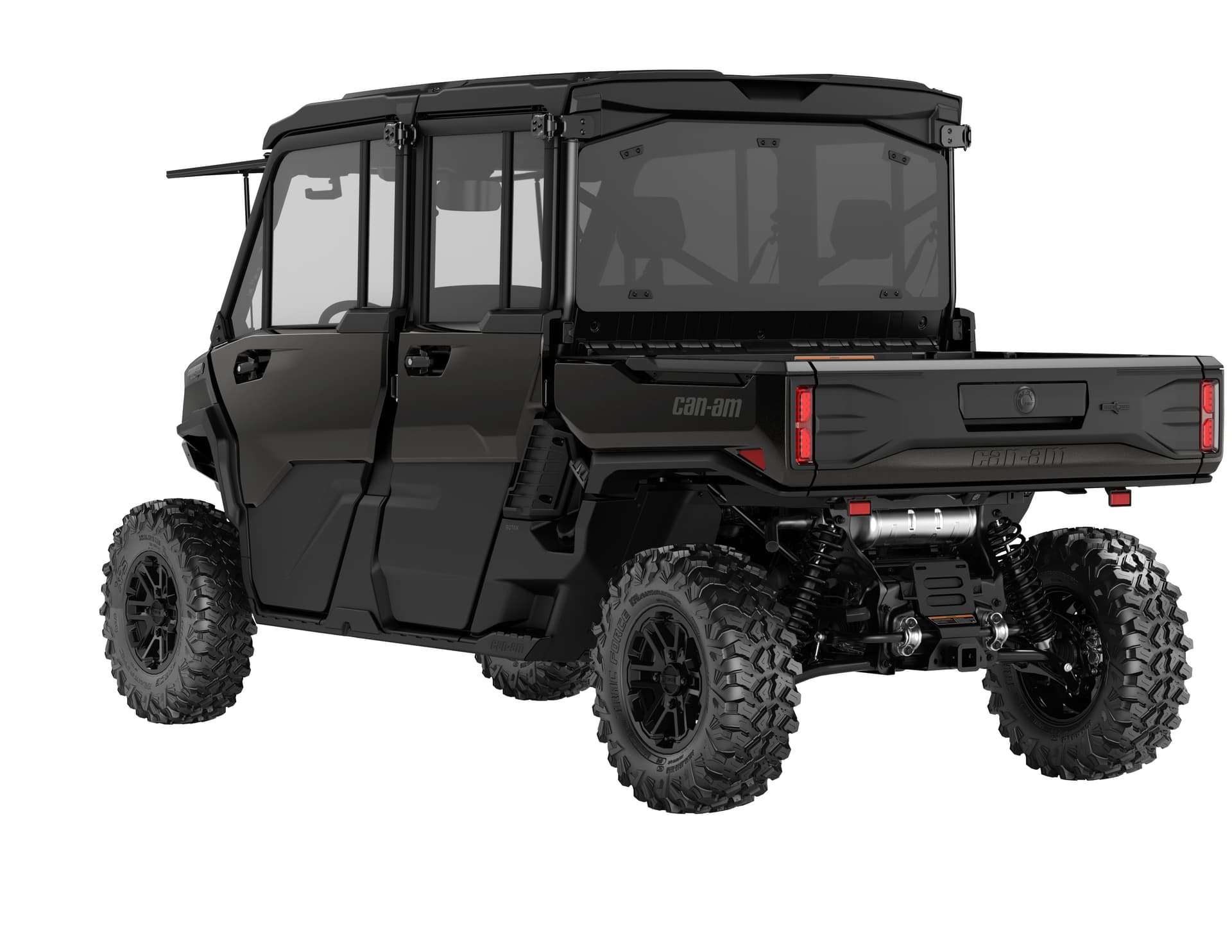 Can-Am Defender MAX Lone Star CAB HD11 — Stealth Black, вид сзади