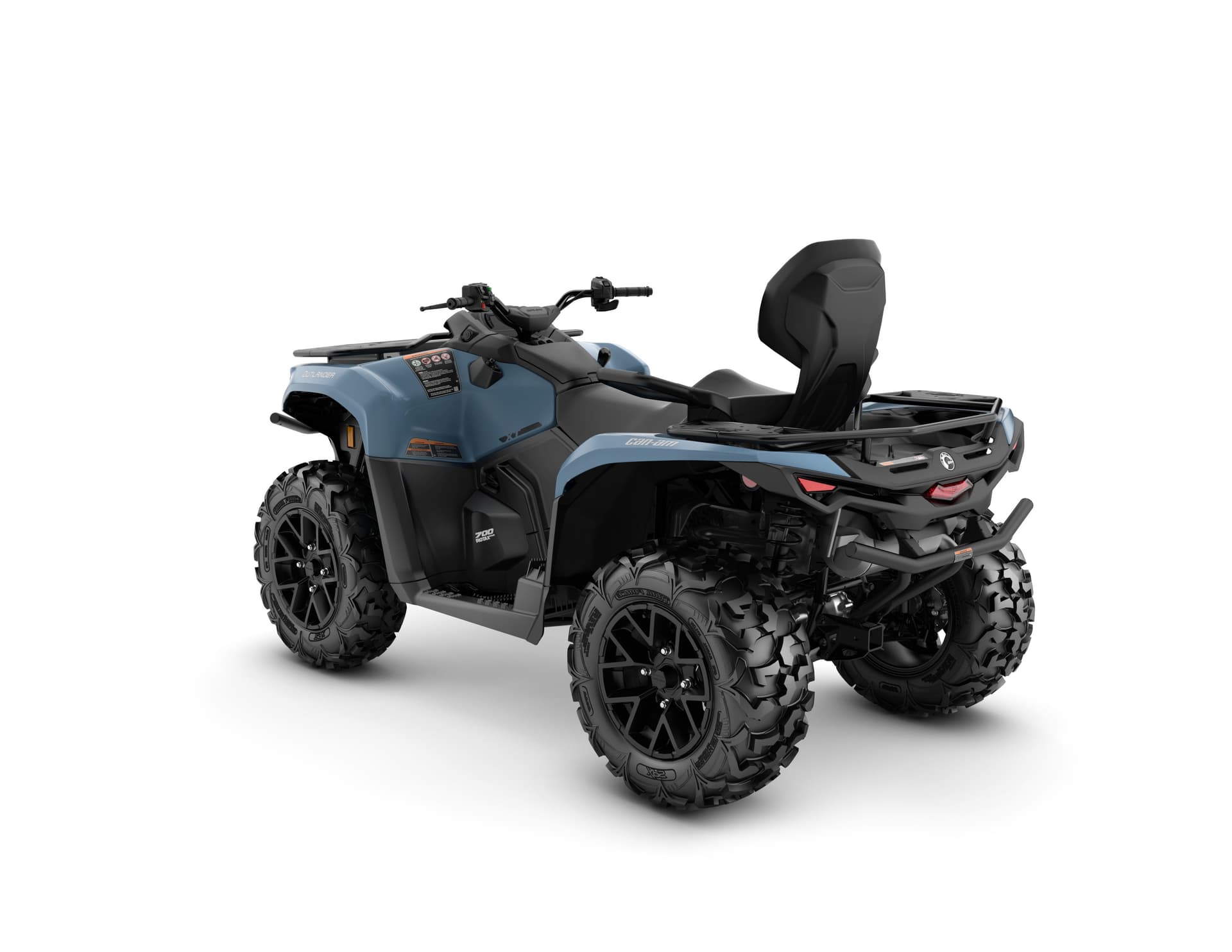 Can-Am Outlander MAX XT 700 — Scandi Blue, вид сзади
