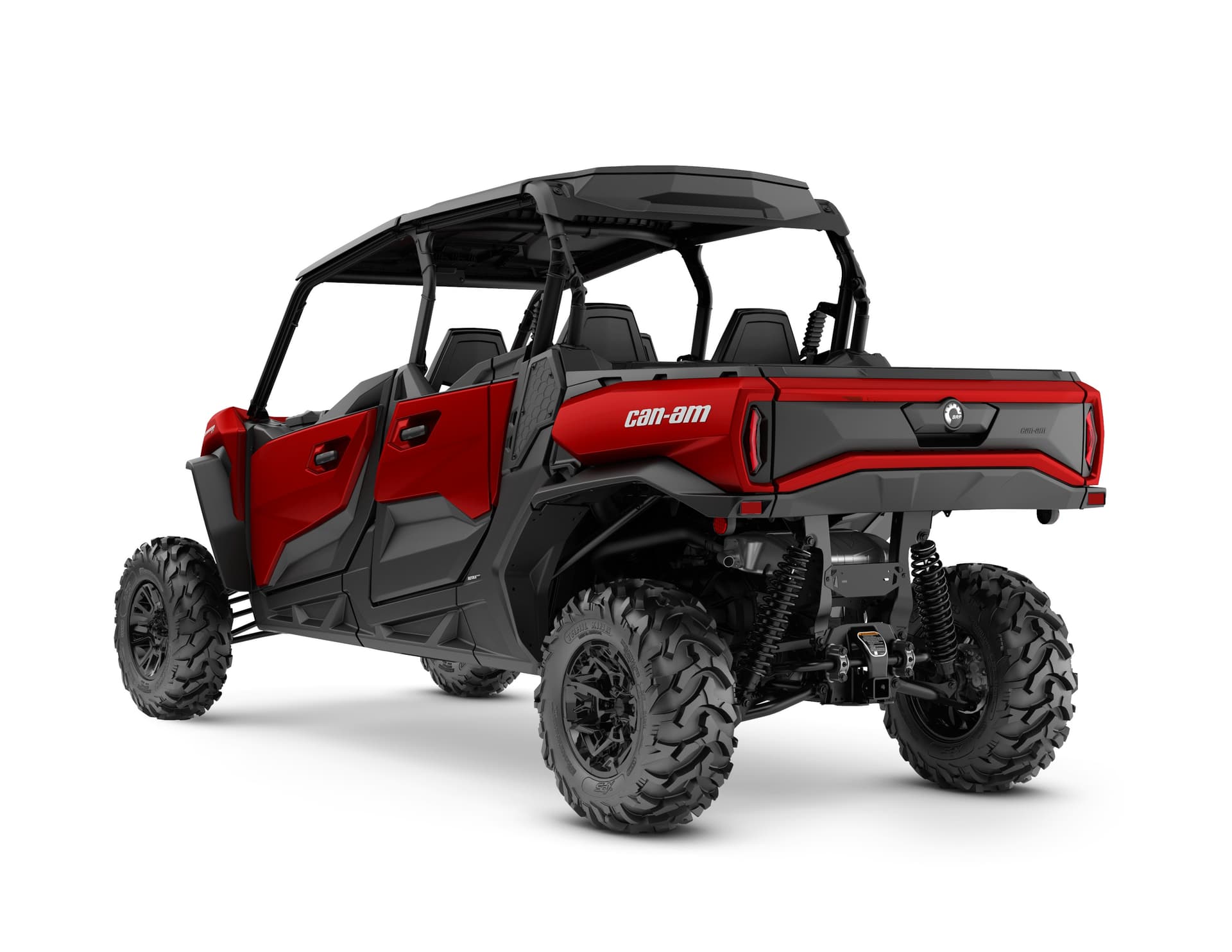 Can-Am Commander MAX XT 700 — Fiery Red, вид сзади