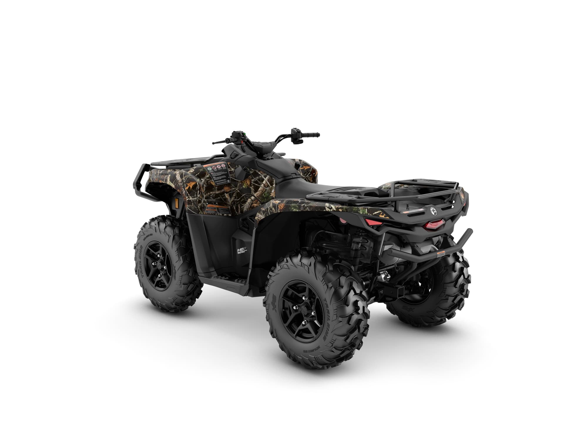 Can-Am Outlander PRO Hunting Edition HD7 — Dark Wildland Camo, вид сзади