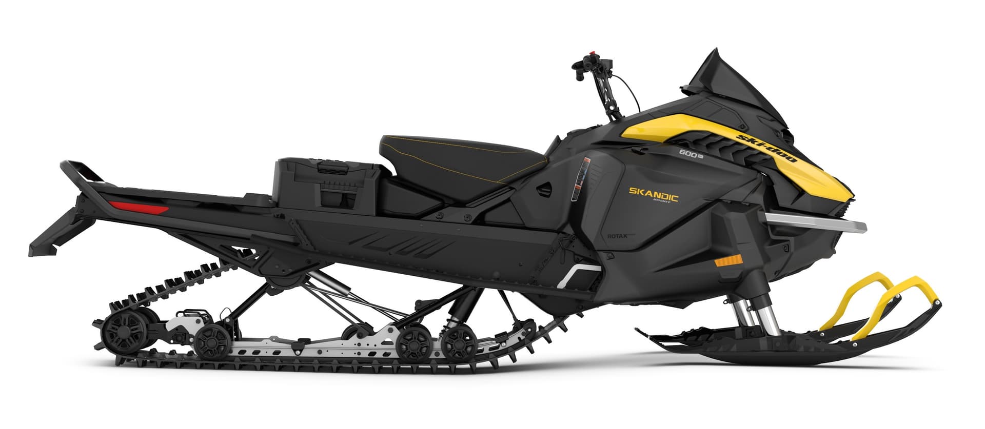 Ski-Doo Skandic Sport 600 EFI 85 154×20×1,25″ Utility WT — Neo Yellow, вид сбоку