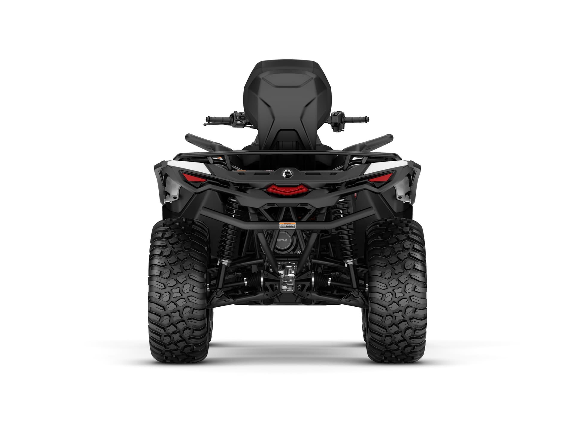 Can-Am Outlander MAX Electric — White, вид сзади