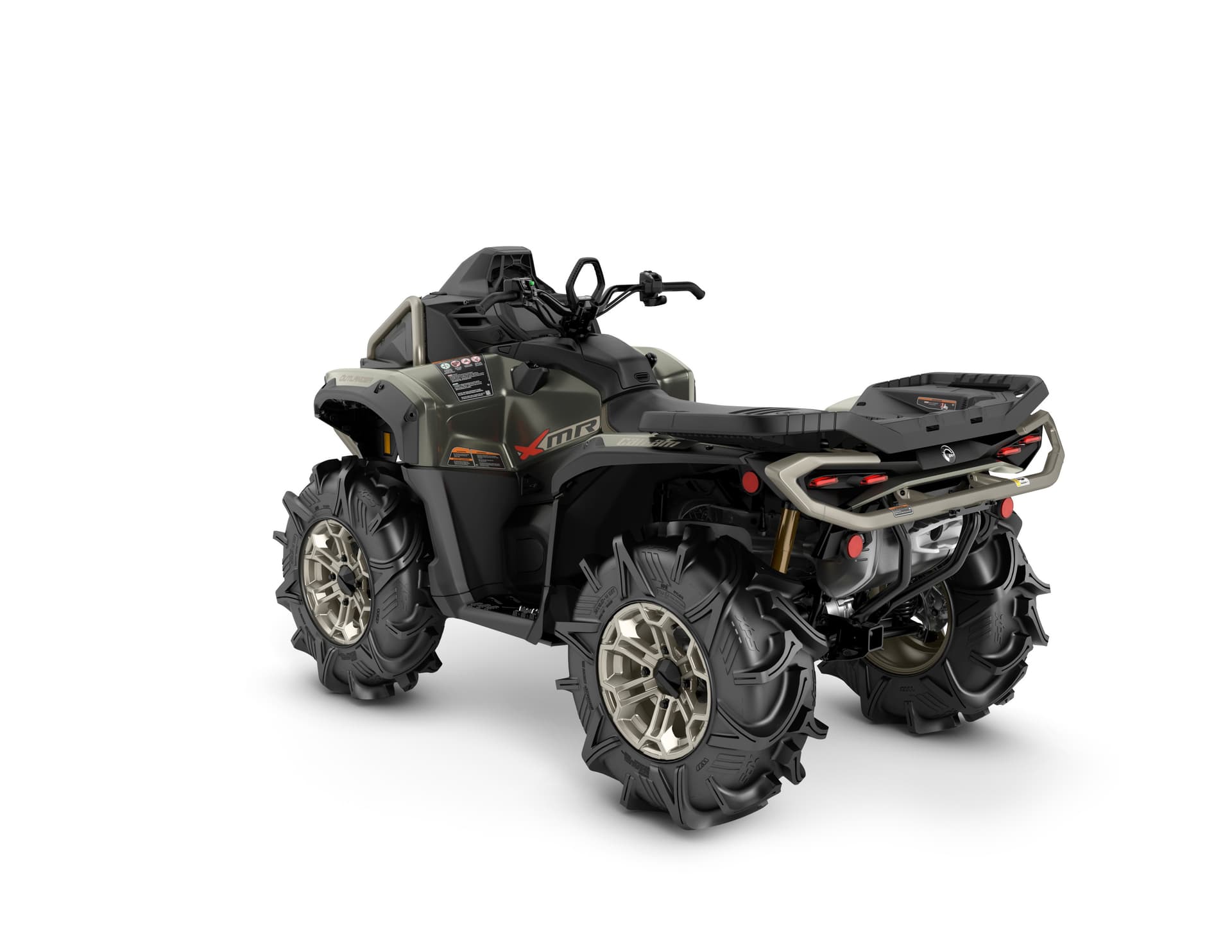 Can-Am Outlander X MR 1000R — Loft Green Satin, вид сзади