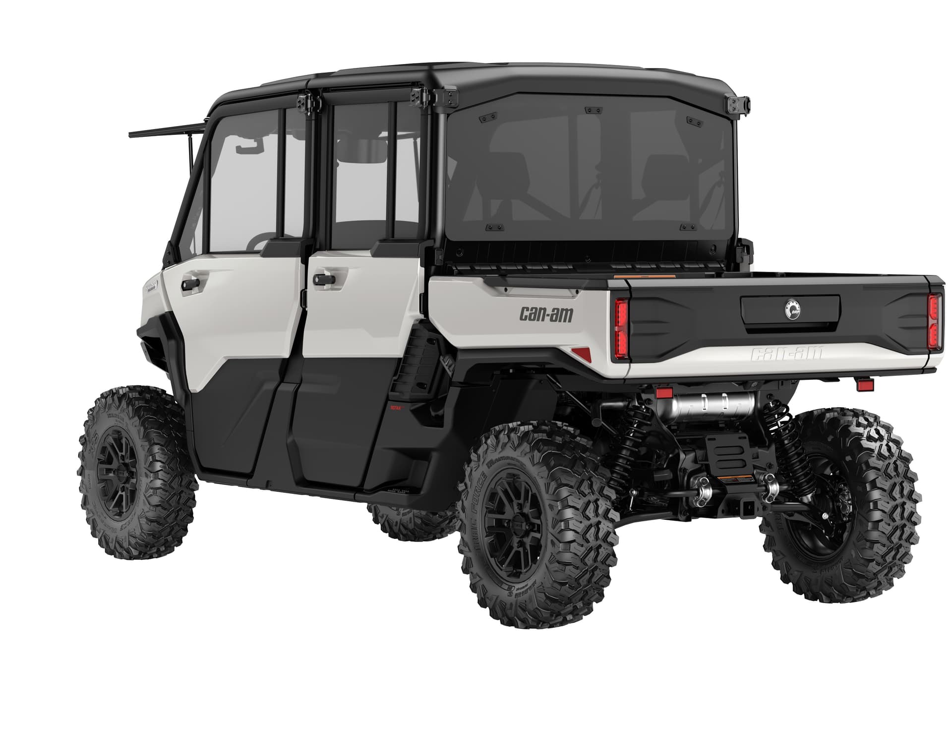 Can-Am Defender MAX Limited HD11 — Hybrid White, вид сзади