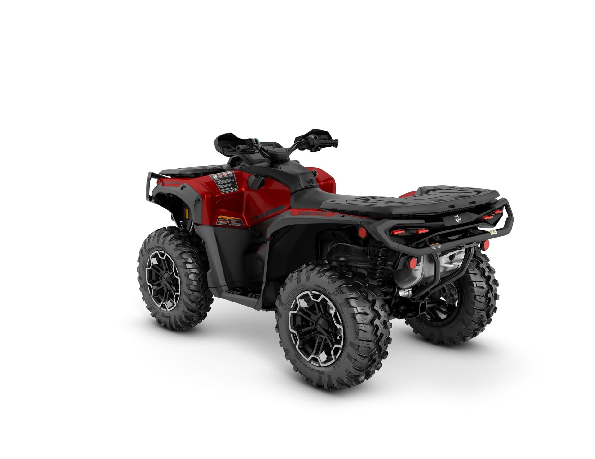 Can-Am Outlander XT 850 — Fiery & Red, вид сзади