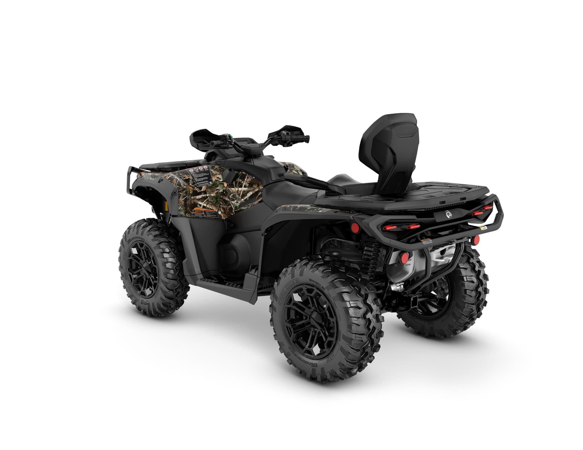 Can-Am Outlander MAX XT 1000R — Dark Wildland Camo, вид сзади