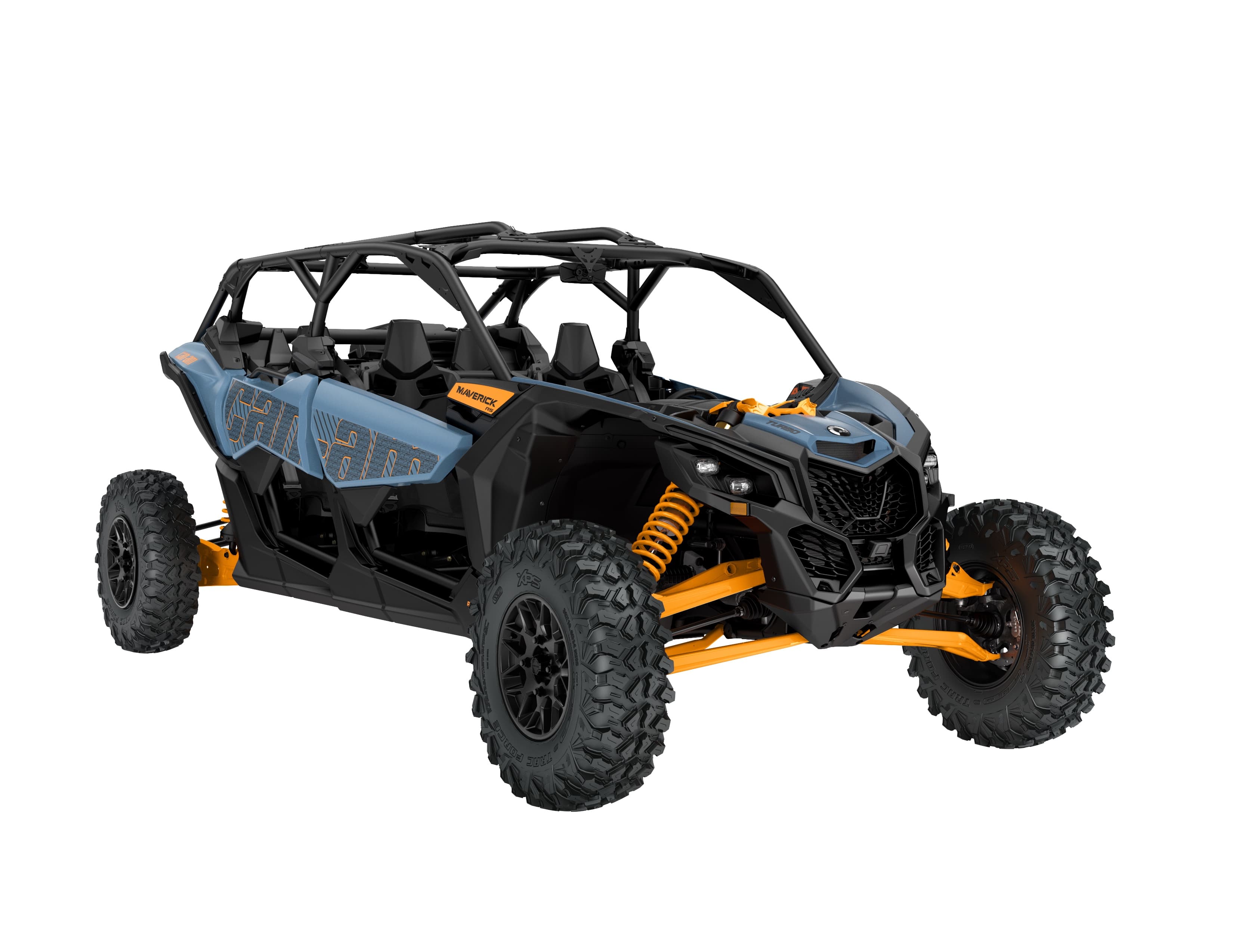 Can-Am Maverick X3 MAX RS Turbo — Scandi Blue & Orange Crush