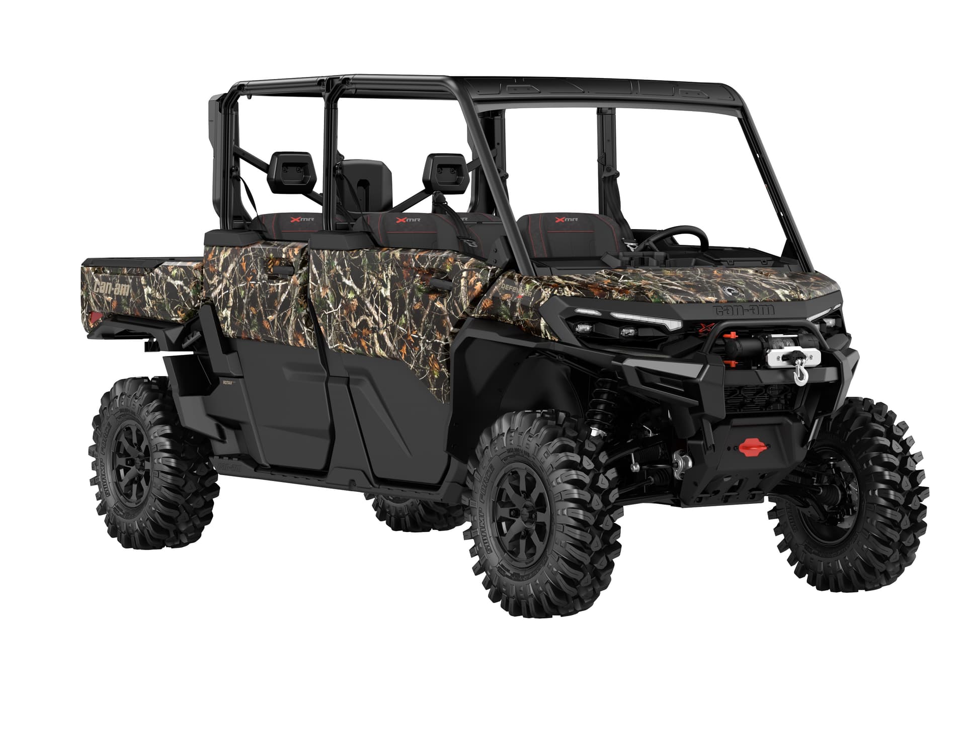 Can-Am Defender MAX X MR HD11 с полудверями — Dark Wildland Camo