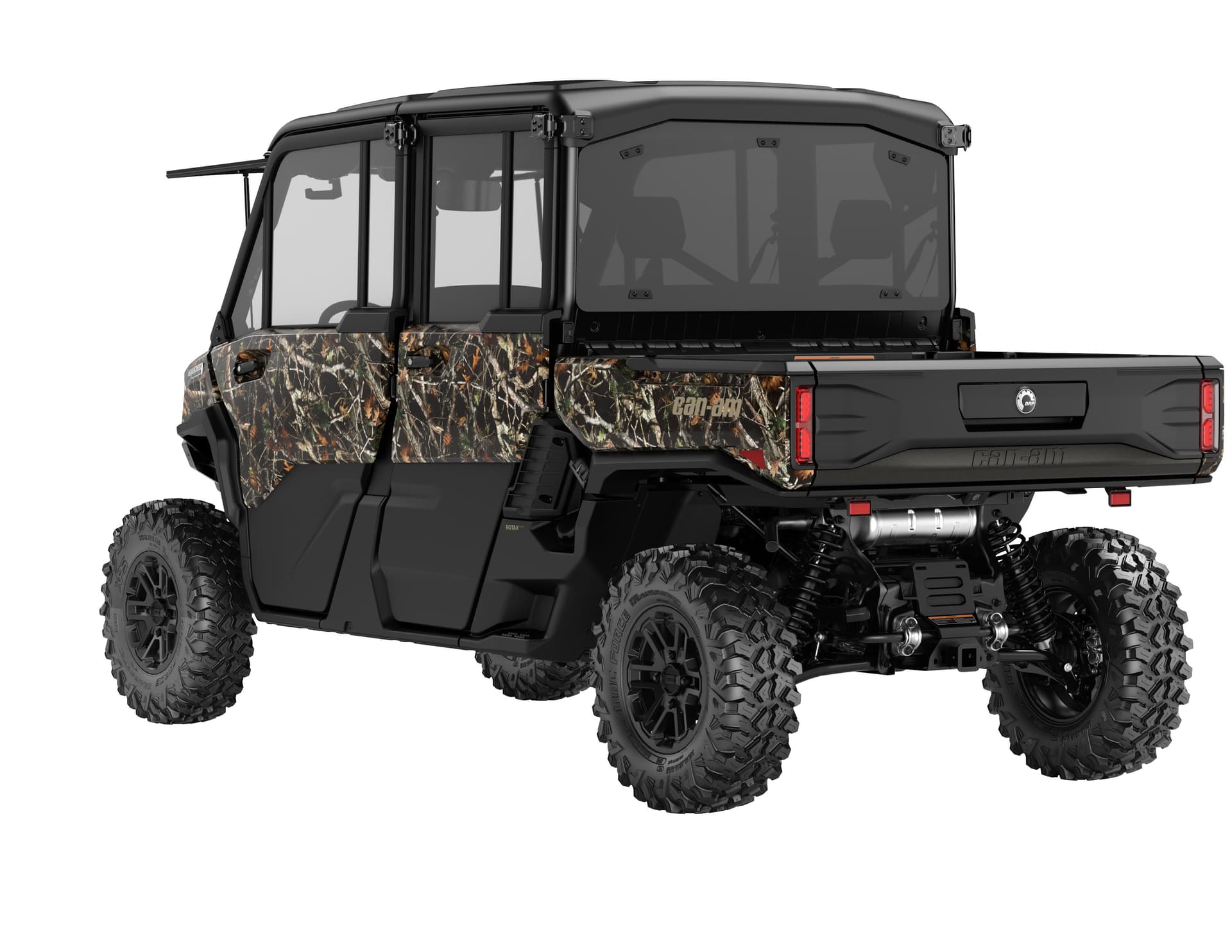 Can-Am Defender MAX Limited HD11 — Dark Wildland Camo, вид сзади