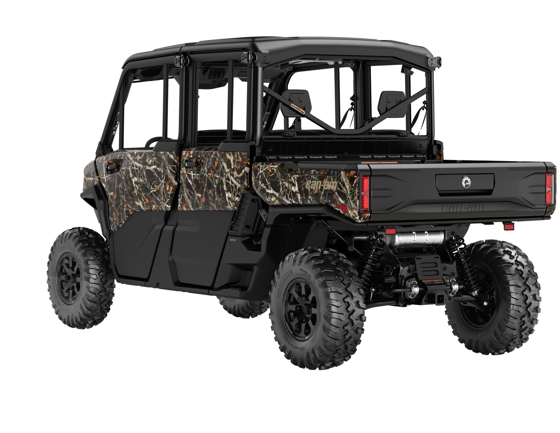 Can-Am Defender MAX XT CAB HD11 — Dark Wildland Camo, вид сзади