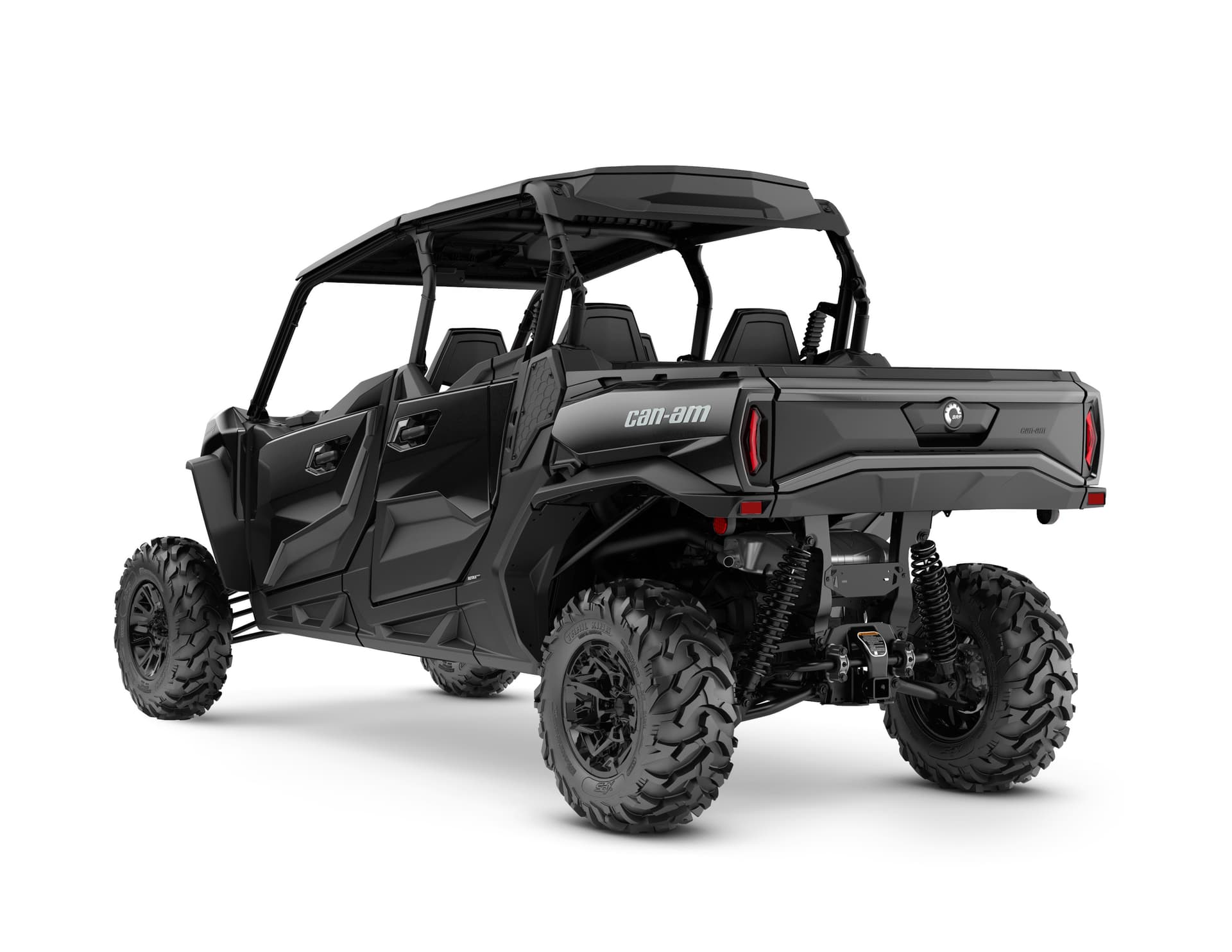 Can-Am Commander MAX XT 700 — Triple Black, вид сзади
