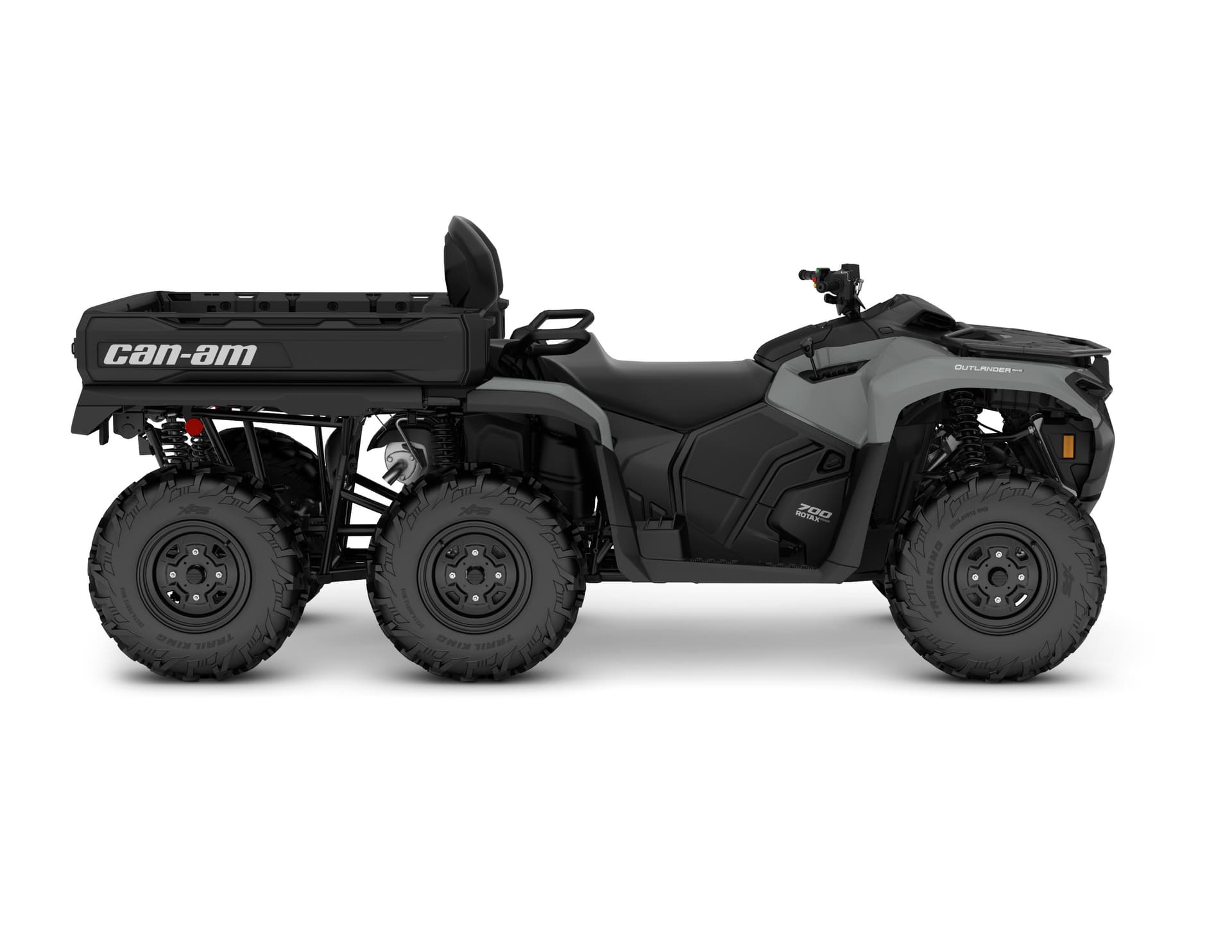 Can-Am Outlander MAX 6x6 DPS 700 — Granite Grey, вид сбоку