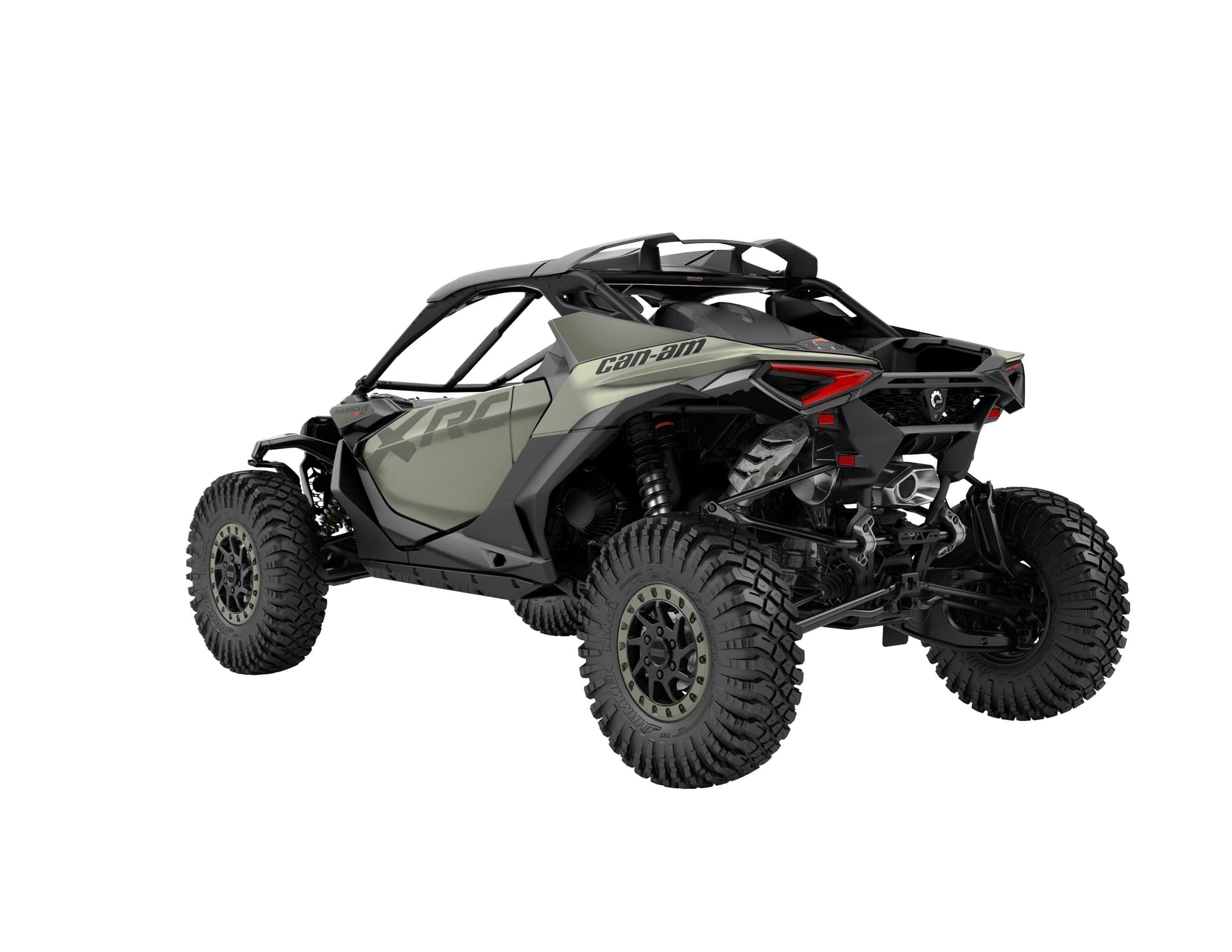 Can-Am Maverick R X RC — Loft Green Satin, вид сзади