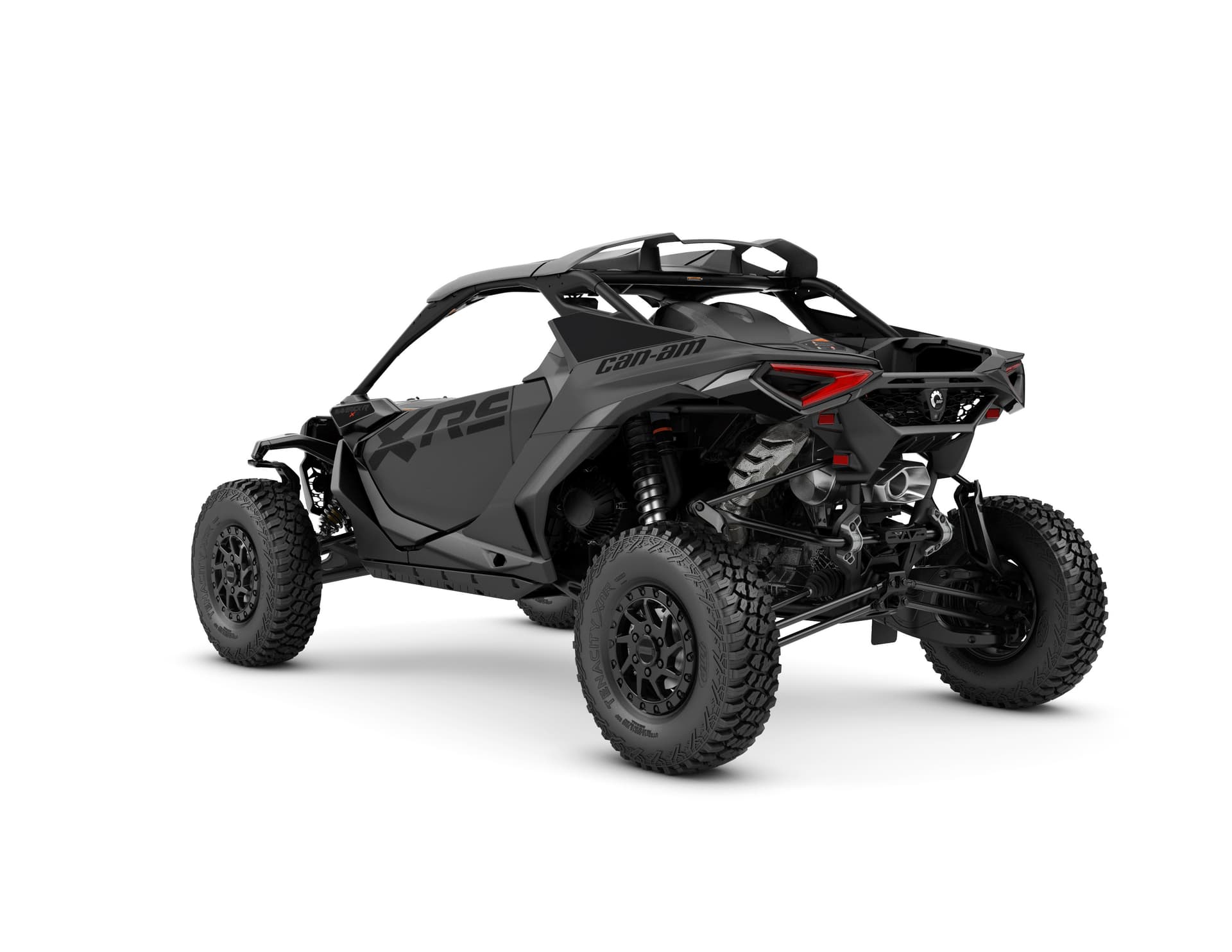 Can-Am Maverick R X RS — Triple Black, вид сзади