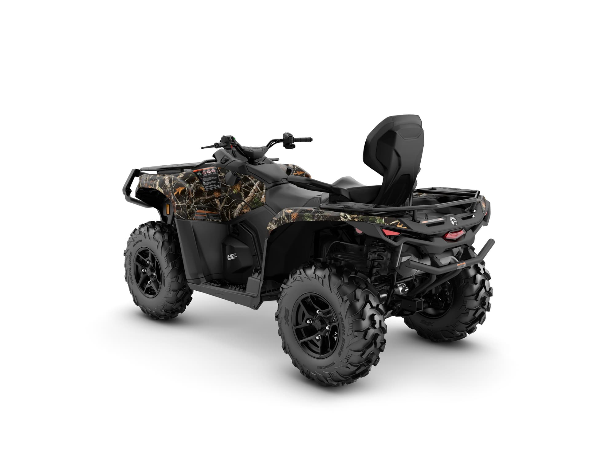 Can-Am Outlander MAX PRO Hunting Edition HD7 — Dark Wildland Camo, вид сзади