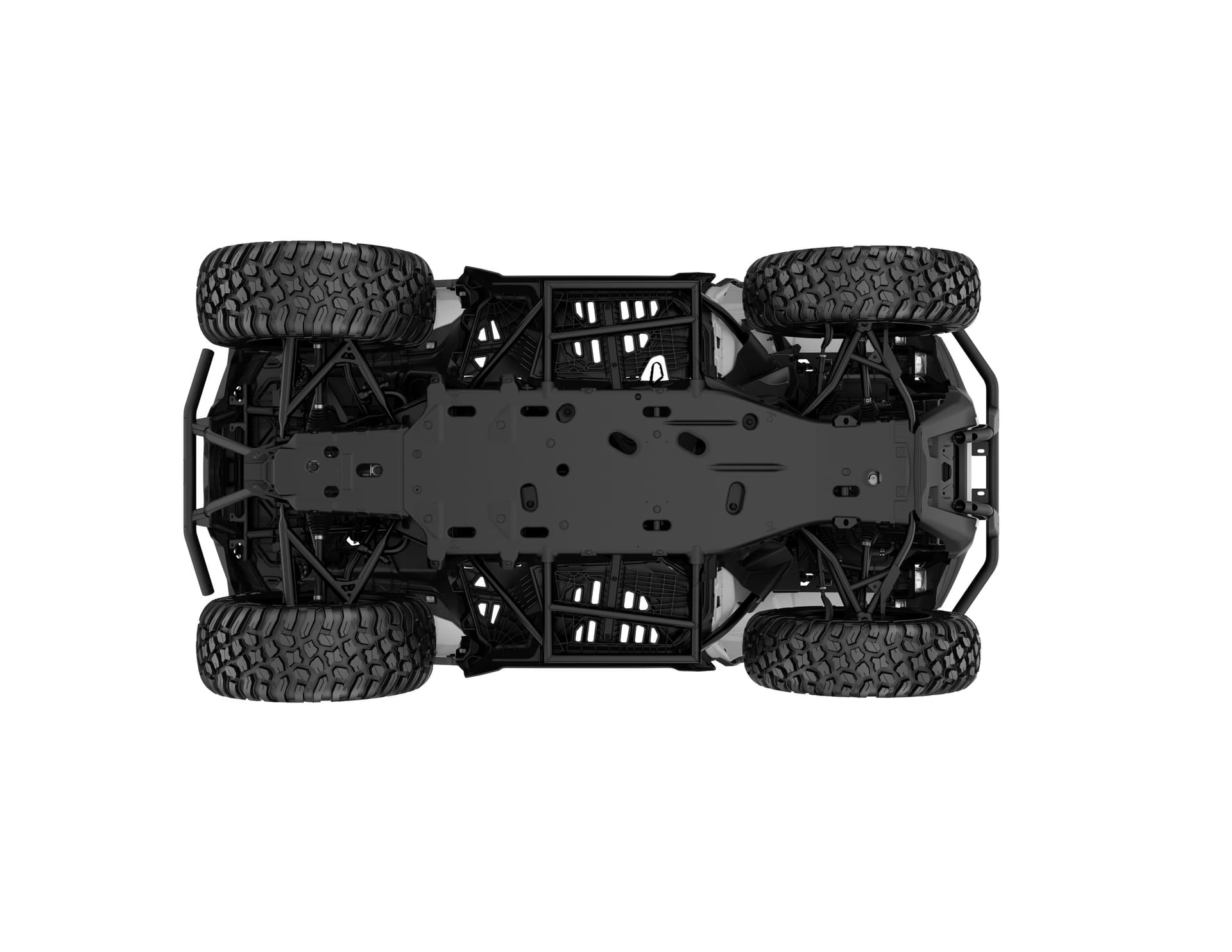 Can-Am Outlander MAX Electric — White, вид снизу