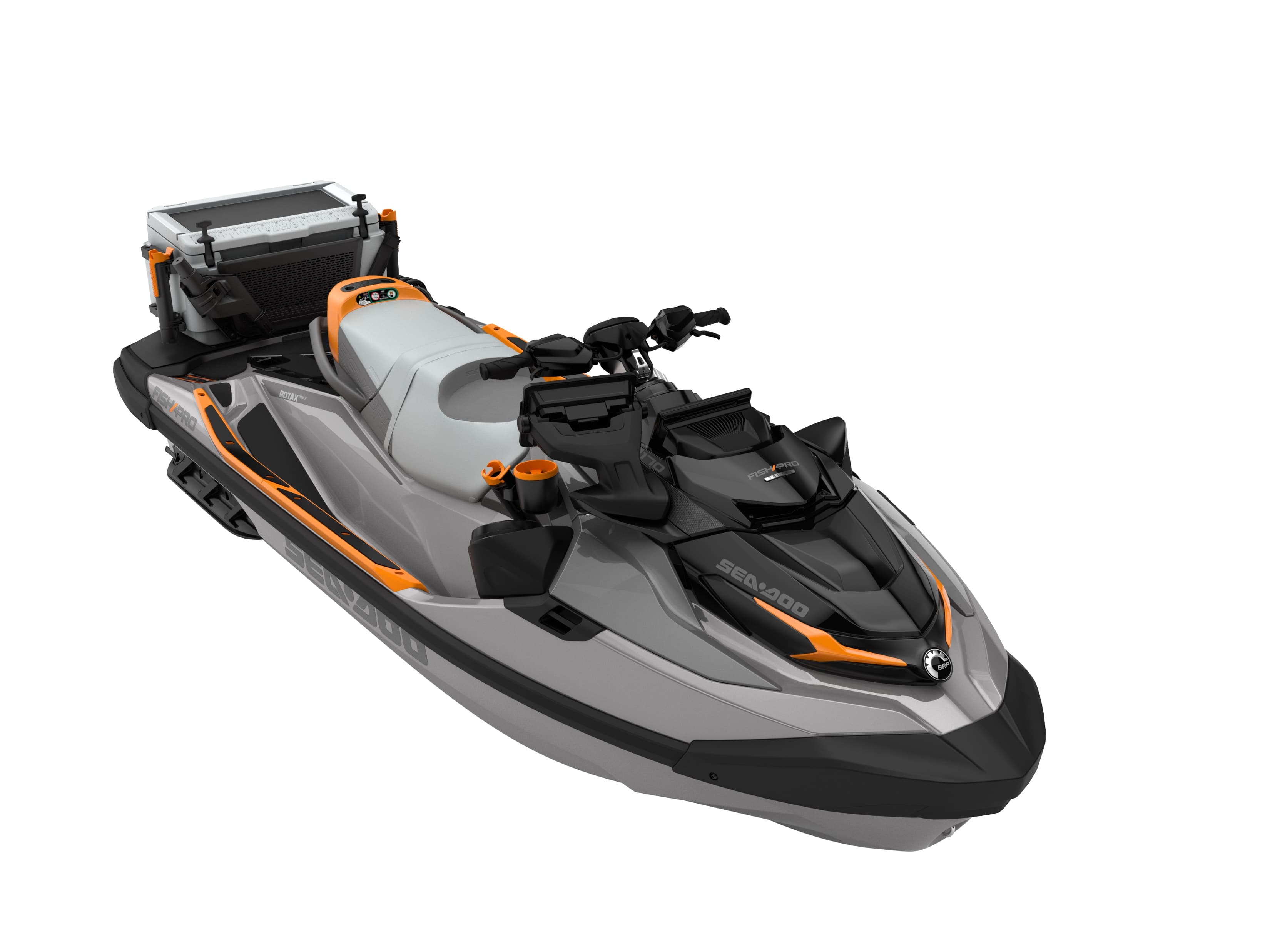 Sea-Doo FishPro Trophy 170 — Shark Grey and Orange Crush