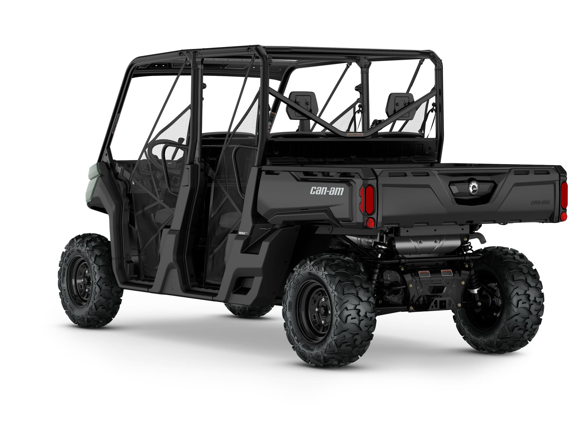 Can-Am Defender MAX HD9 — Compass Green, вид сзади