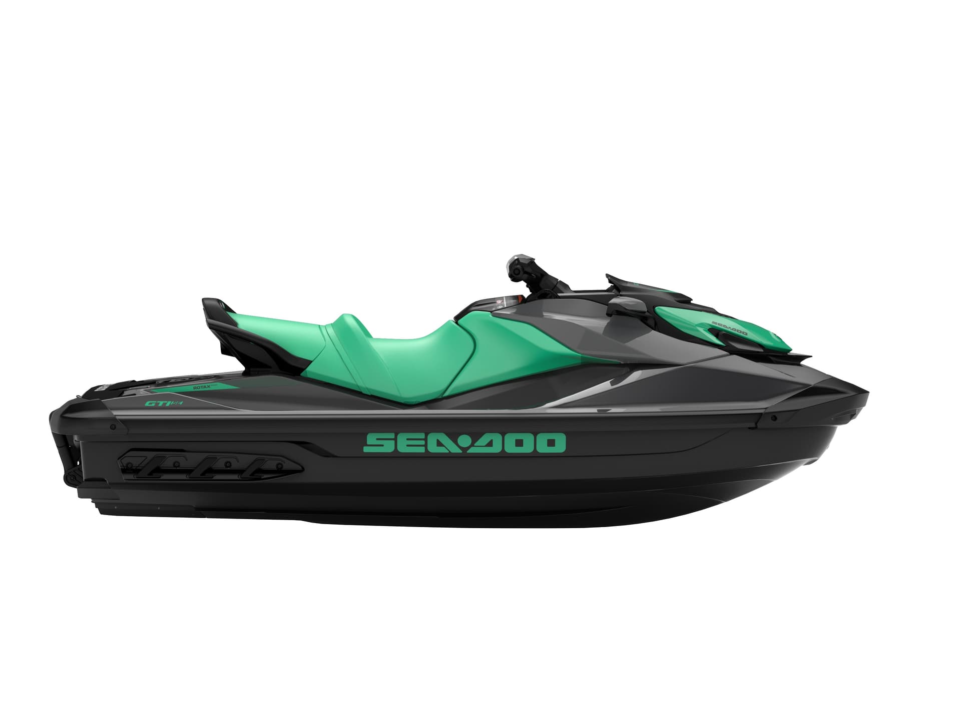 Sea-Doo GTI SE 130 — Eclipse Black and Laguna Green, вид сбоку