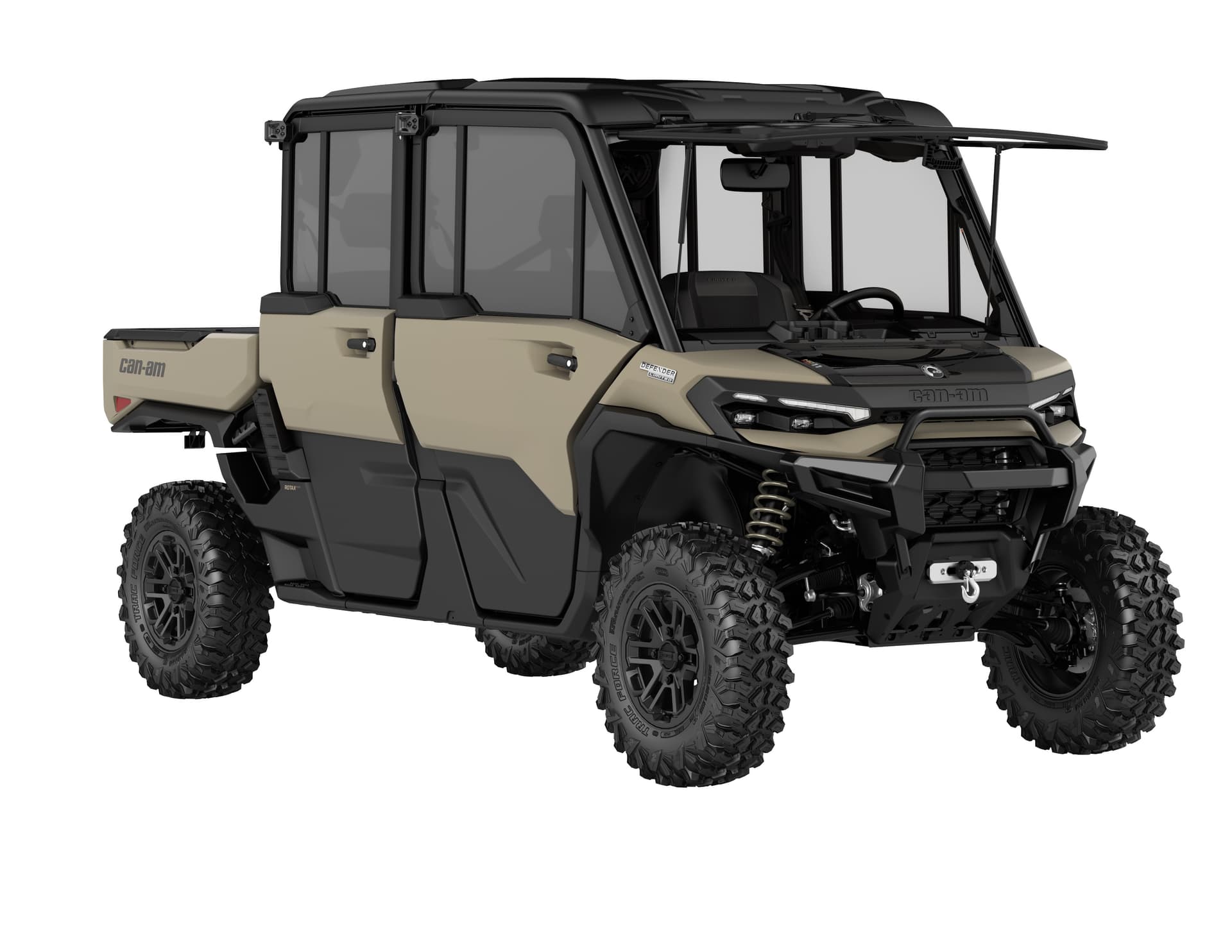 Can-Am Defender MAX Limited HD11 — Desert Tan & Carbon Black