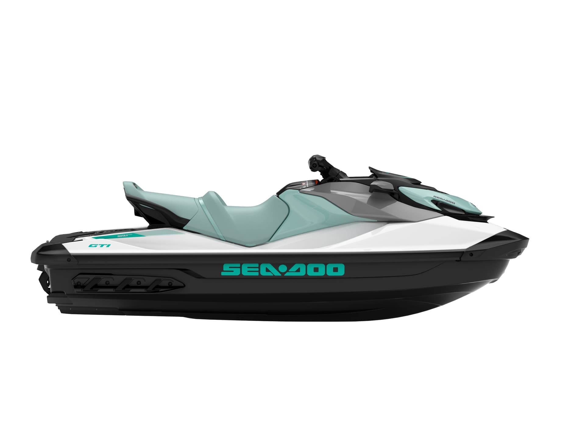 Sea-Doo GTI 130 — Bright White and Neo Mint, вид сбоку