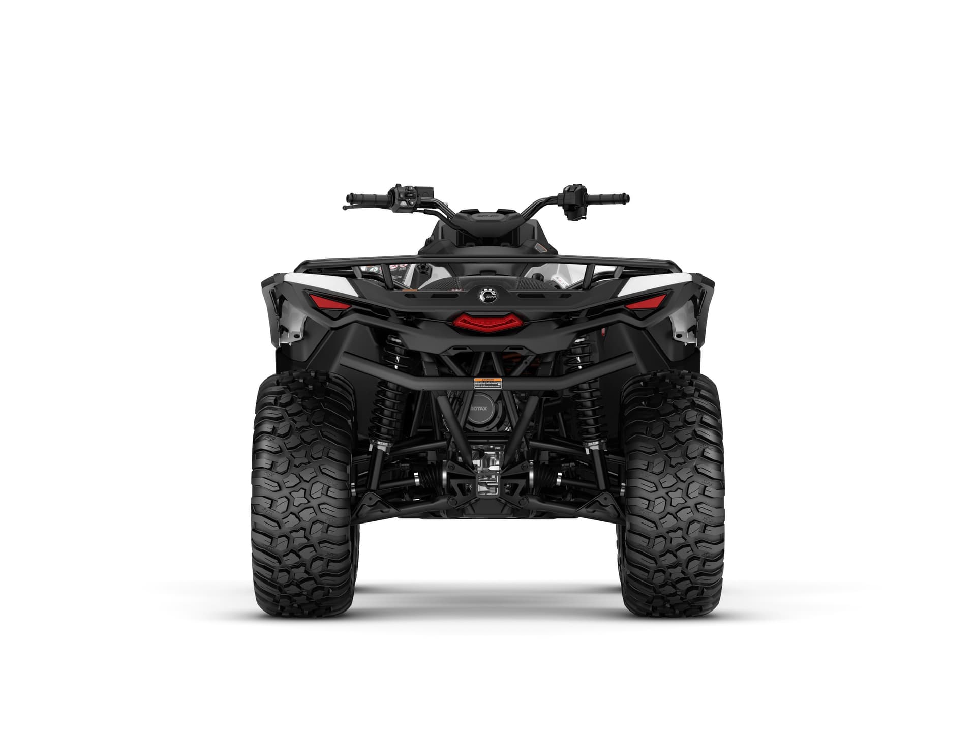 Can-Am Outlander Electric — White, вид сзади
