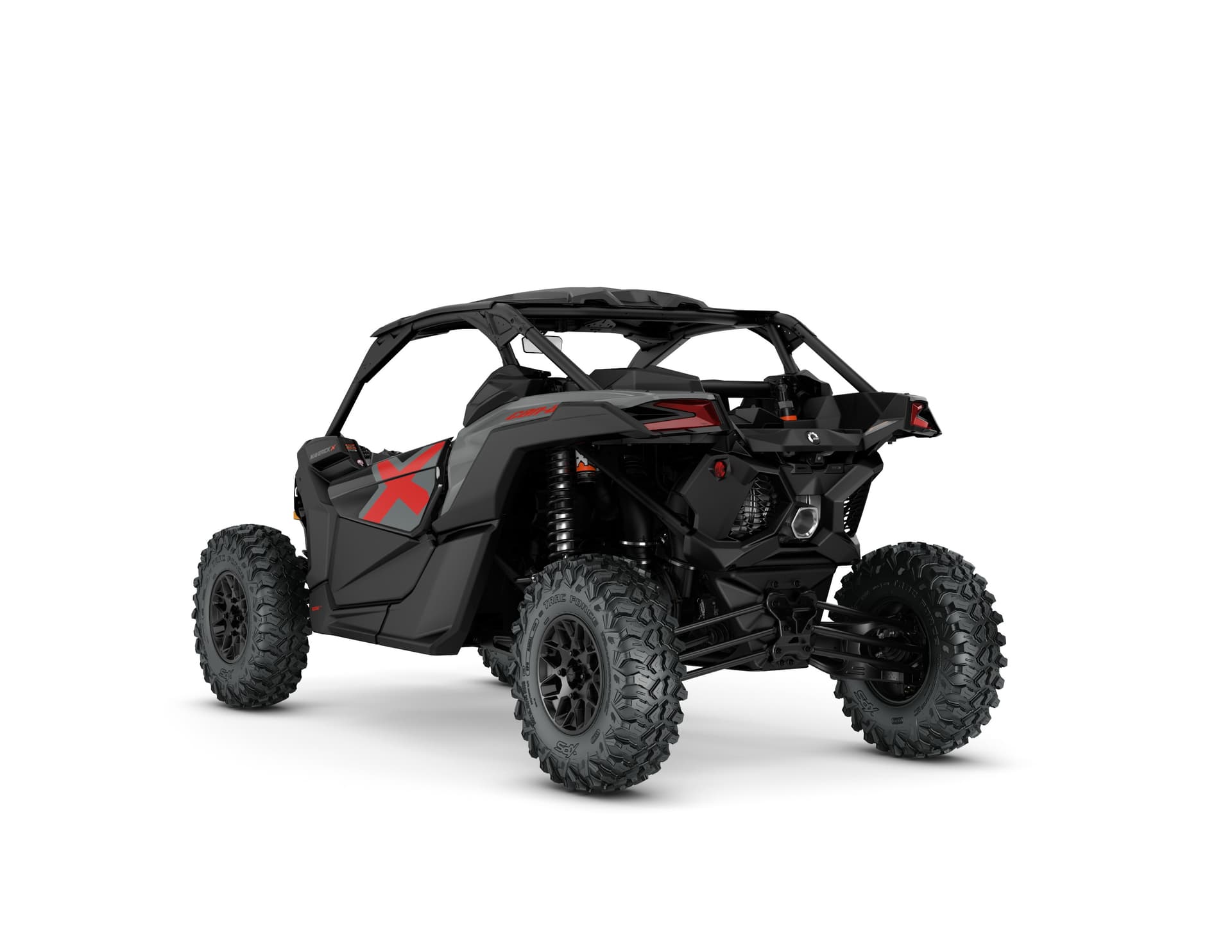 Can-Am Maverick X3 X Turbo — Granite Grey, вид сзади