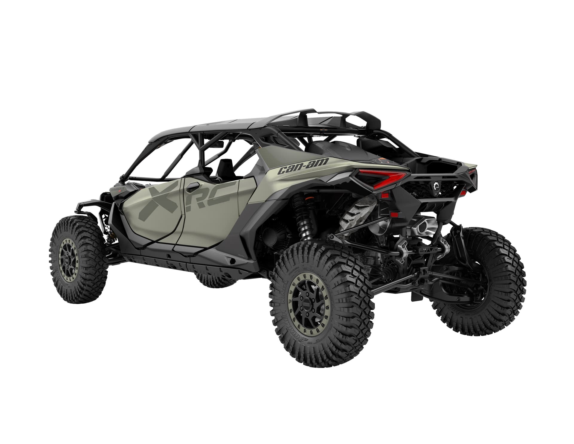 Can-Am Maverick R MAX X RC — Loft Green Satin, вид сзади