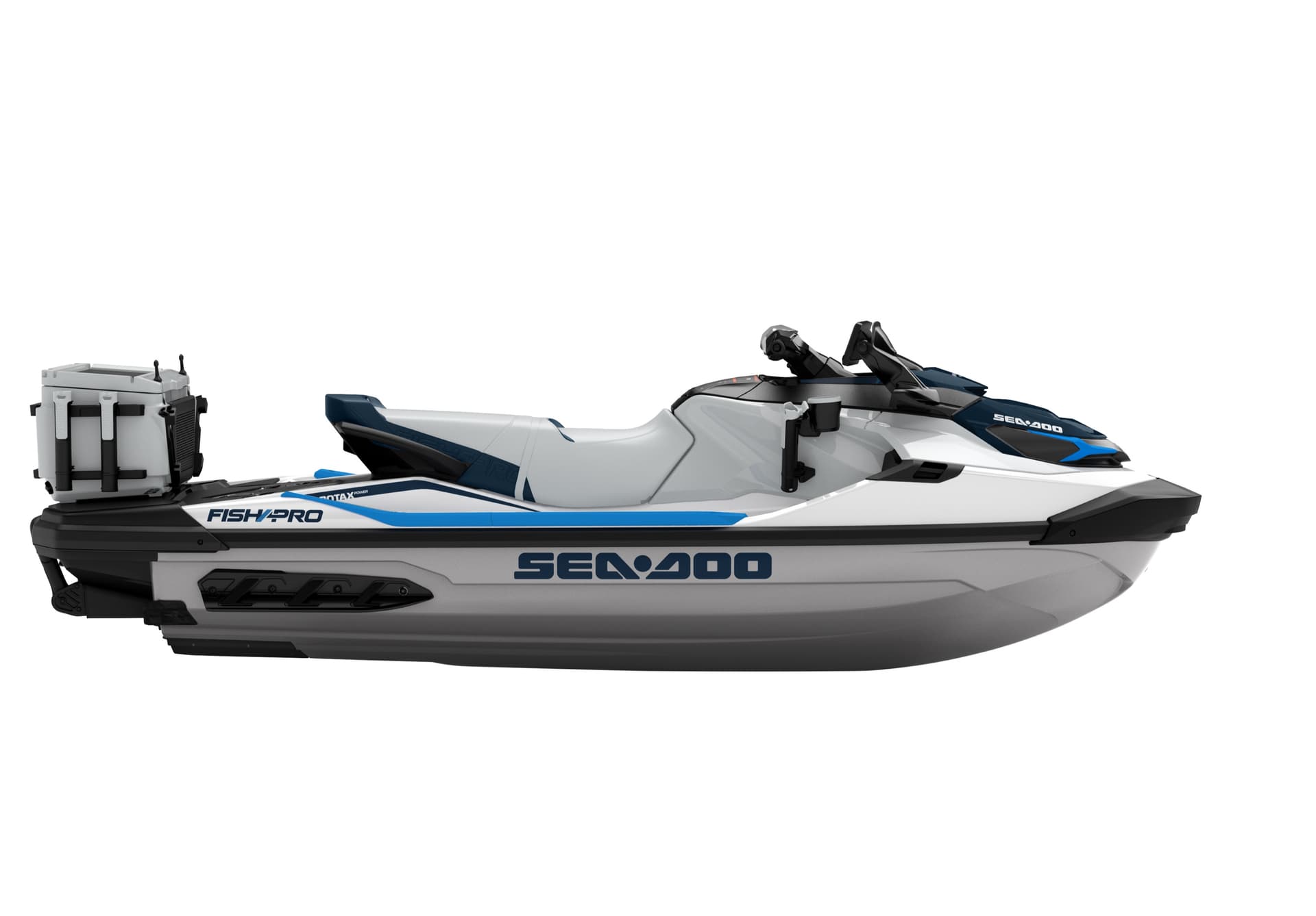 Sea-Doo FishPro Sport 170 — White and Gulfstream Blue, вид сбоку