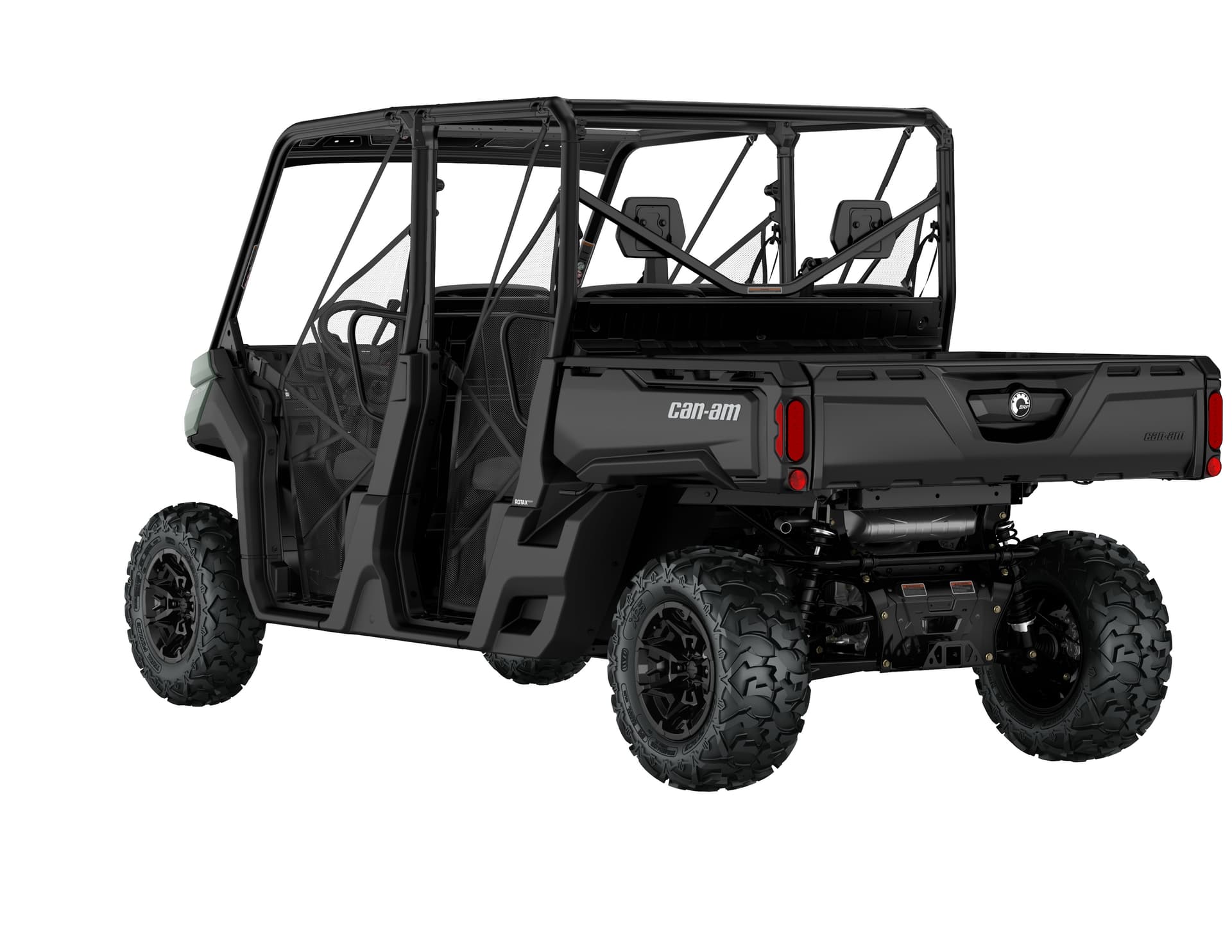 Can-Am Defender MAX DPS HD7 — Compass Green, вид сзади