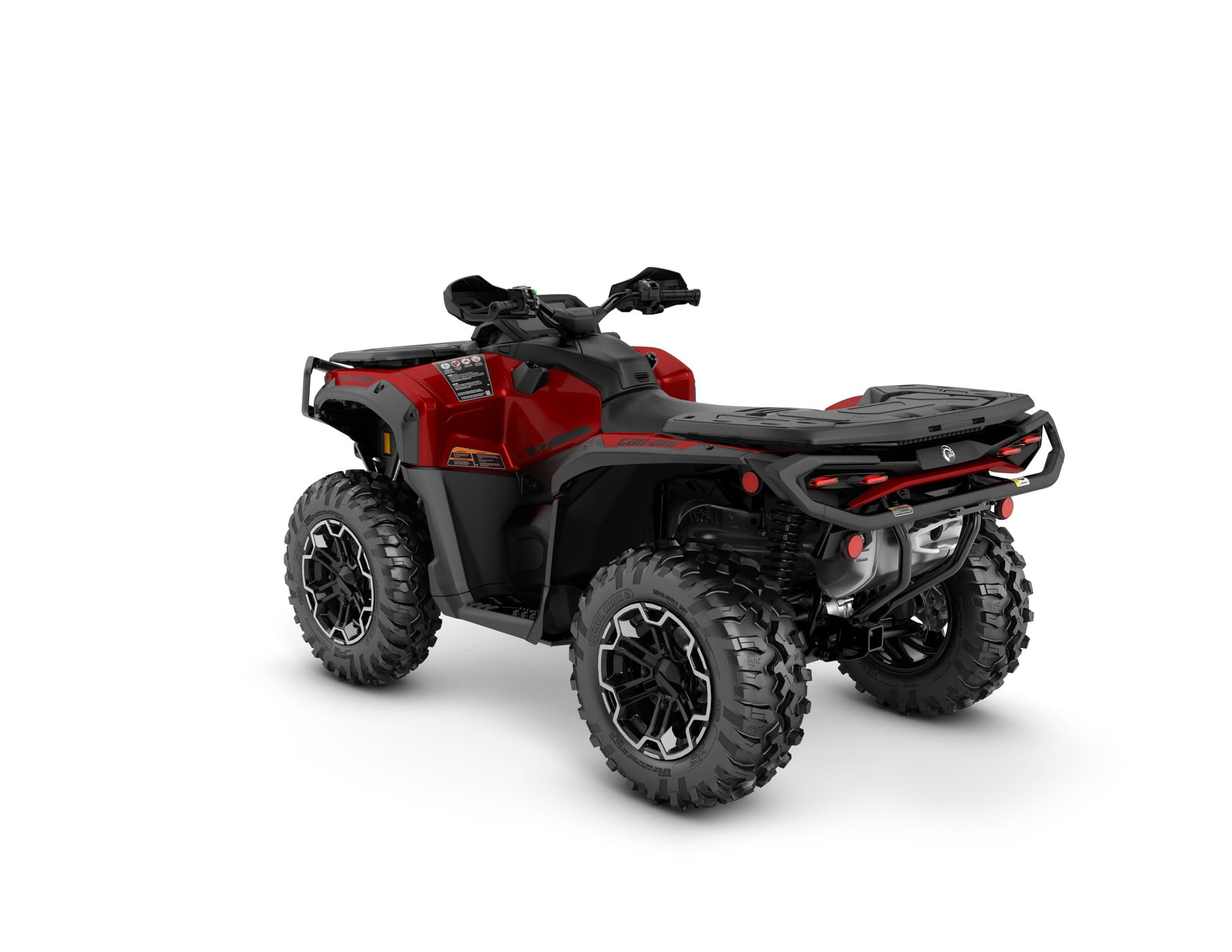 Can-Am Outlander XT 1000R — Fiery & Red, вид сзади