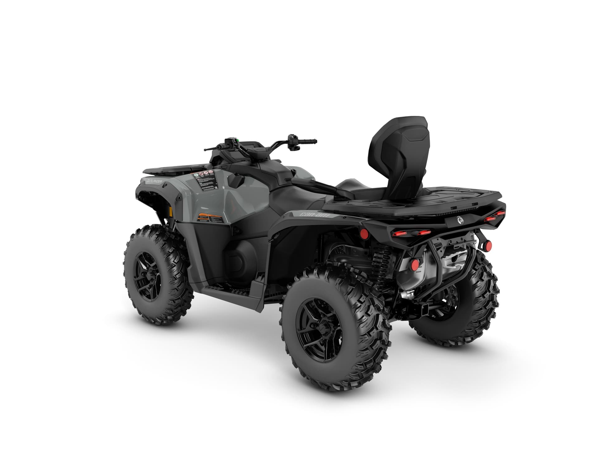 Can-Am Outlander MAX DPS 850 — Granite Grey, вид сзади