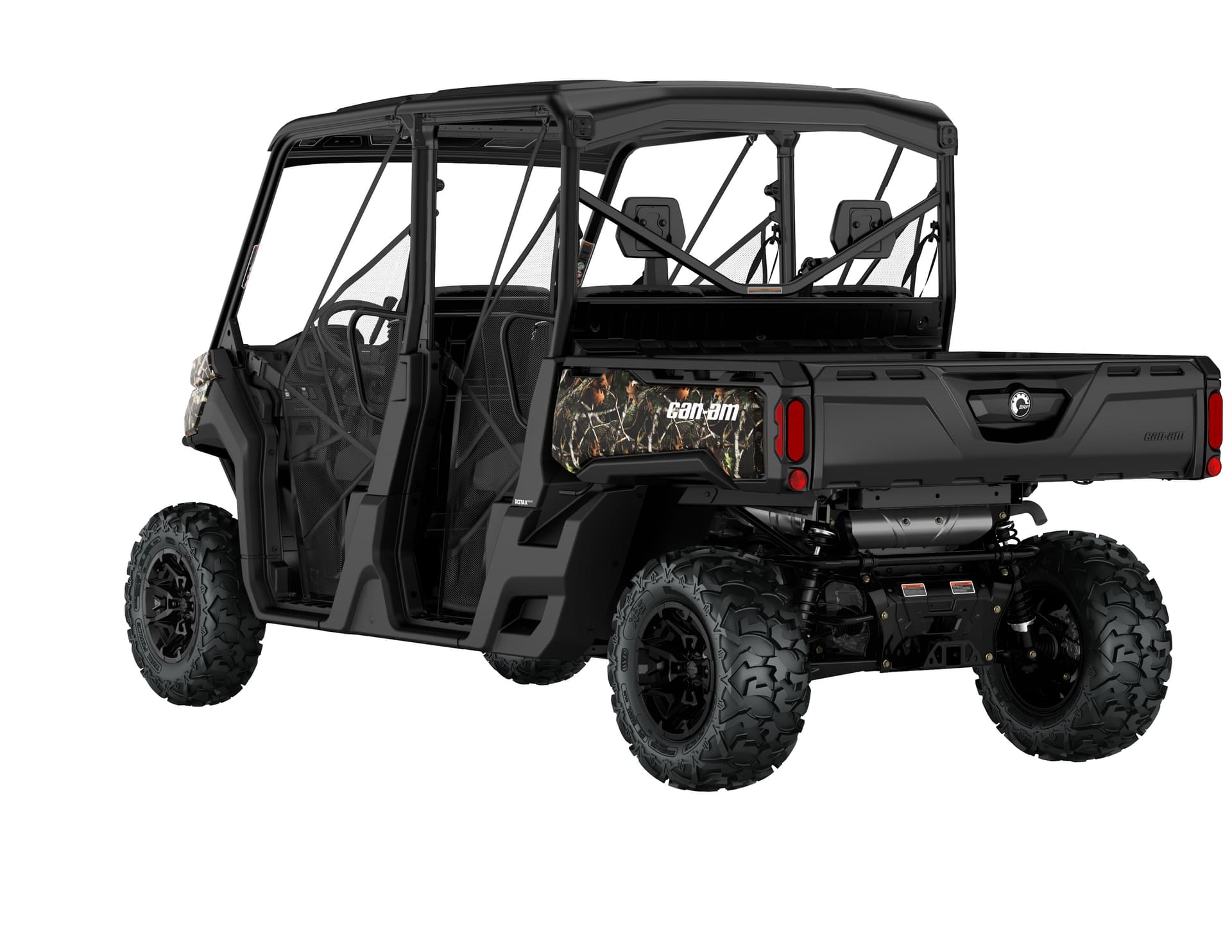 Can-Am Defender MAX XT HD9 — Dark Wildland Camo, вид сзади