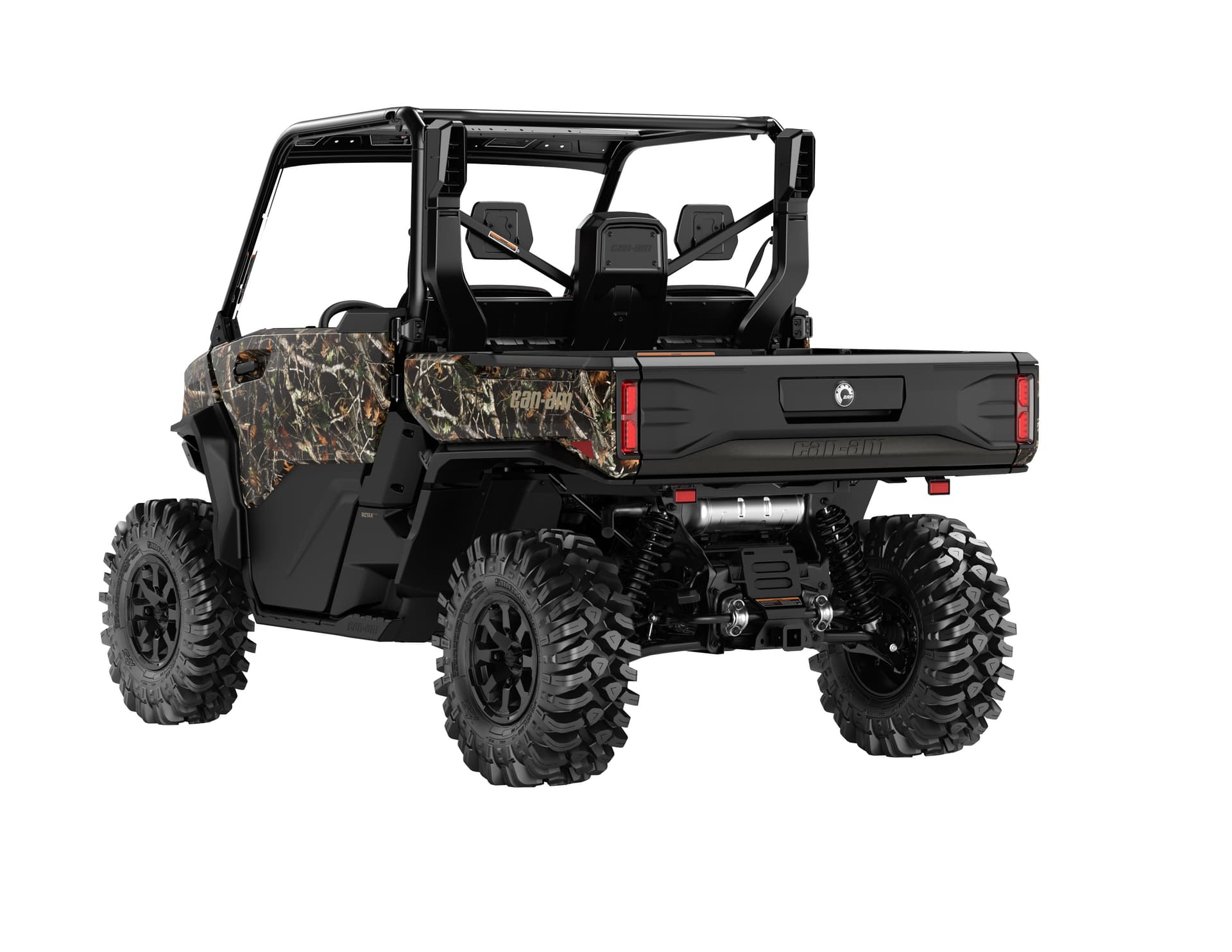 Can-Am Defender X MR HD11 — Dark Wildland Camo, вид сзади