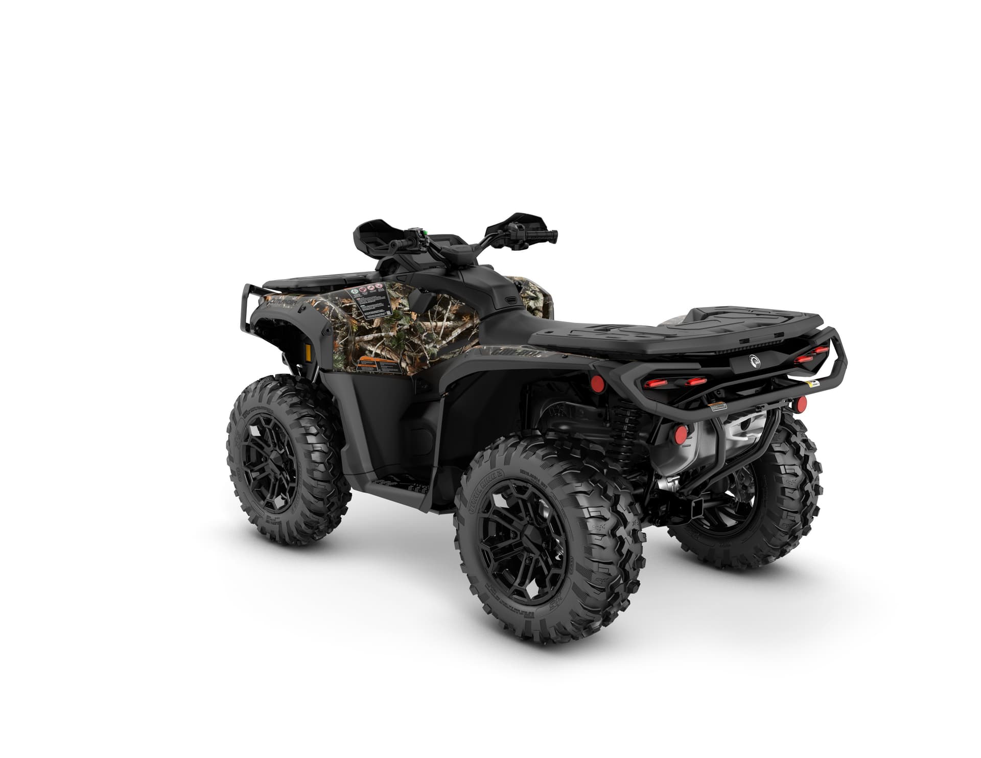 Can-Am Outlander XT 850 — Dark Wildland Camo, вид сзади