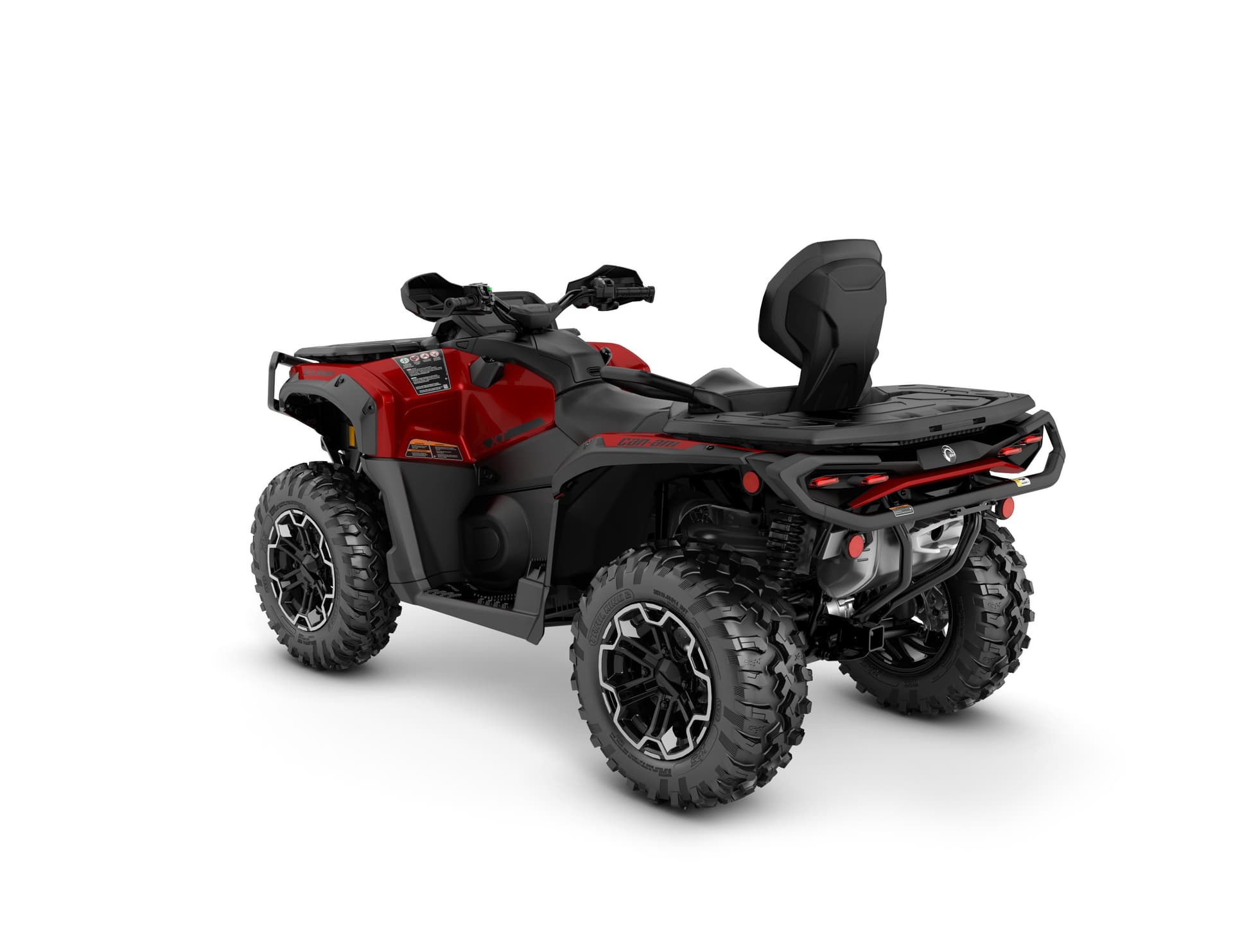 Can-Am Outlander MAX XT 1000R — Fiery & Red, вид сзади