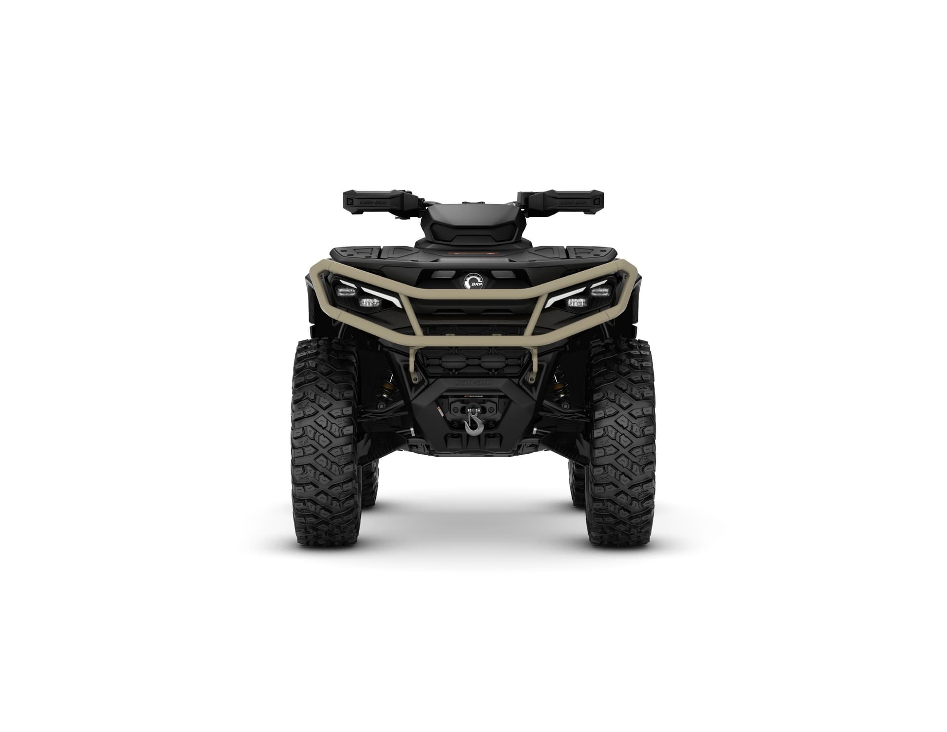 Can-Am Outlander Backcountry 1000R — Stealth & Black, вид спереди