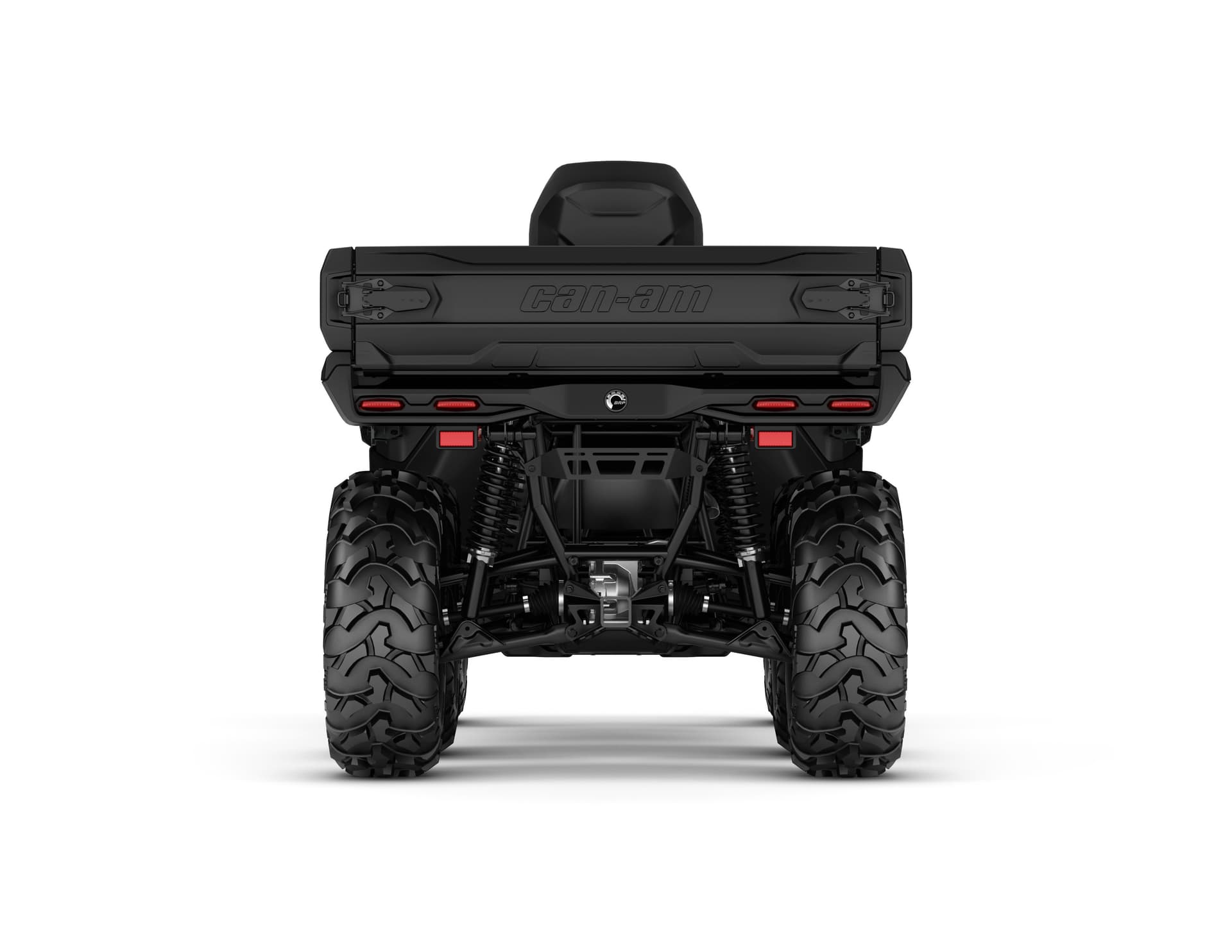 Can-Am Outlander MAX 6x6 DPS 700 — Granite Grey, вид сзади